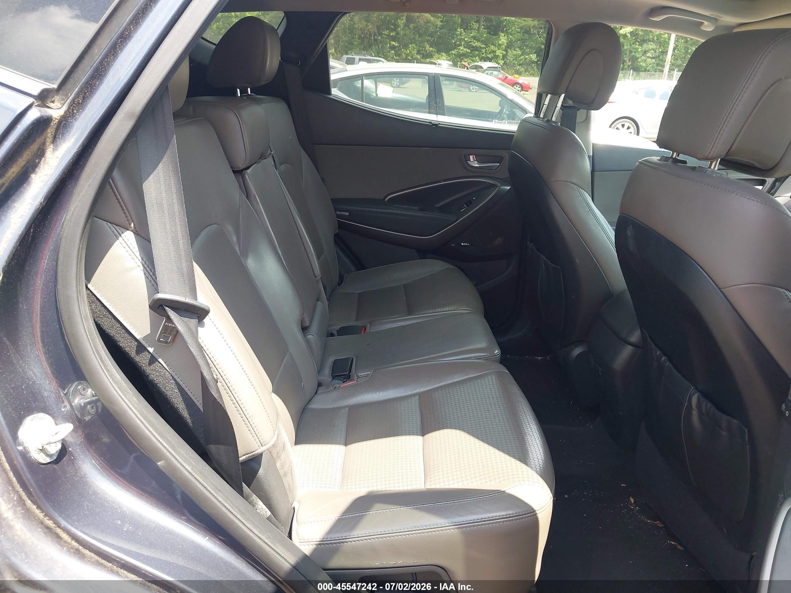 2013 Hyundai Santa Fe Sport 2.0t Gray vin: 5XYZW3LA6DG008261