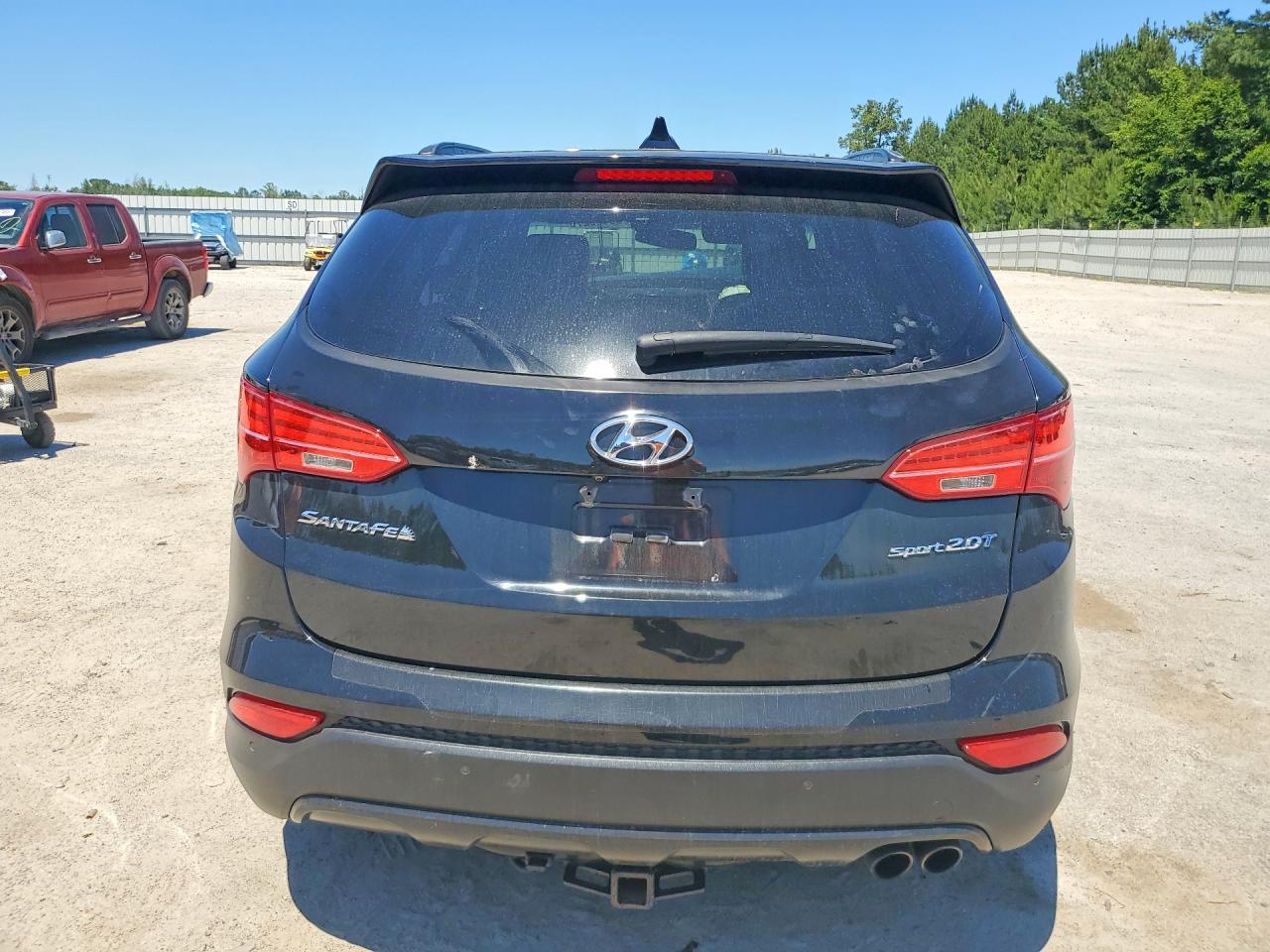 2014 Hyundai Santa Fe Black vin: 5XYZW3LA6EG140230