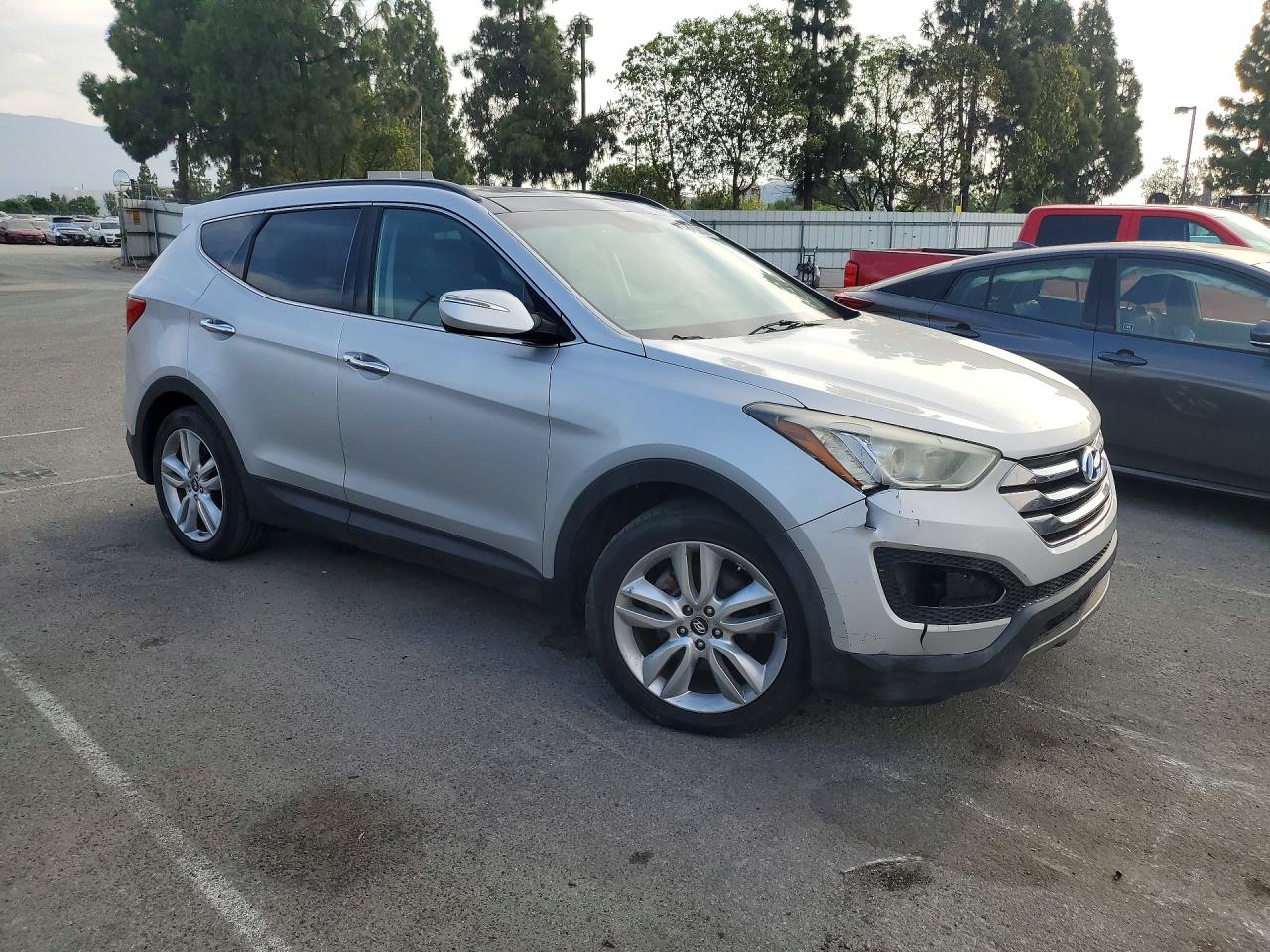 2014 Hyundai Santa Fe Sport 2.0t Silver vin: 5XYZW3LA6EG156606