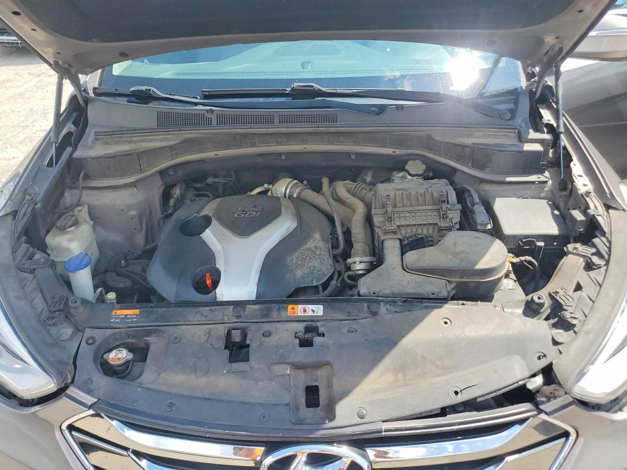 2013 Hyundai Santa Fe Sport 2.0t Gray vin: 5XYZW3LA7DG024288