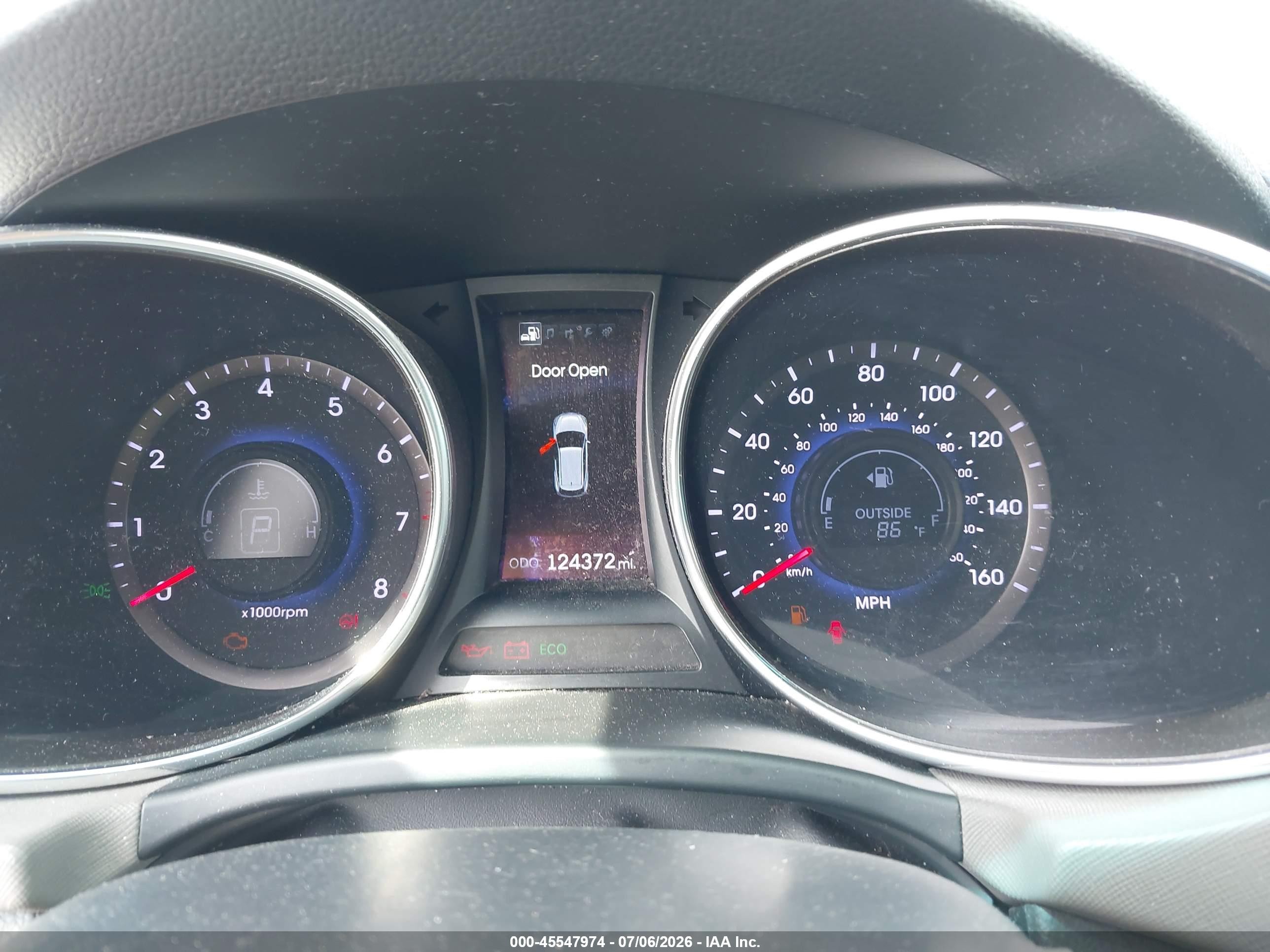 2013 Hyundai Santa Fe Sport 2.0t Gray vin: 5XYZW3LA7DG027840
