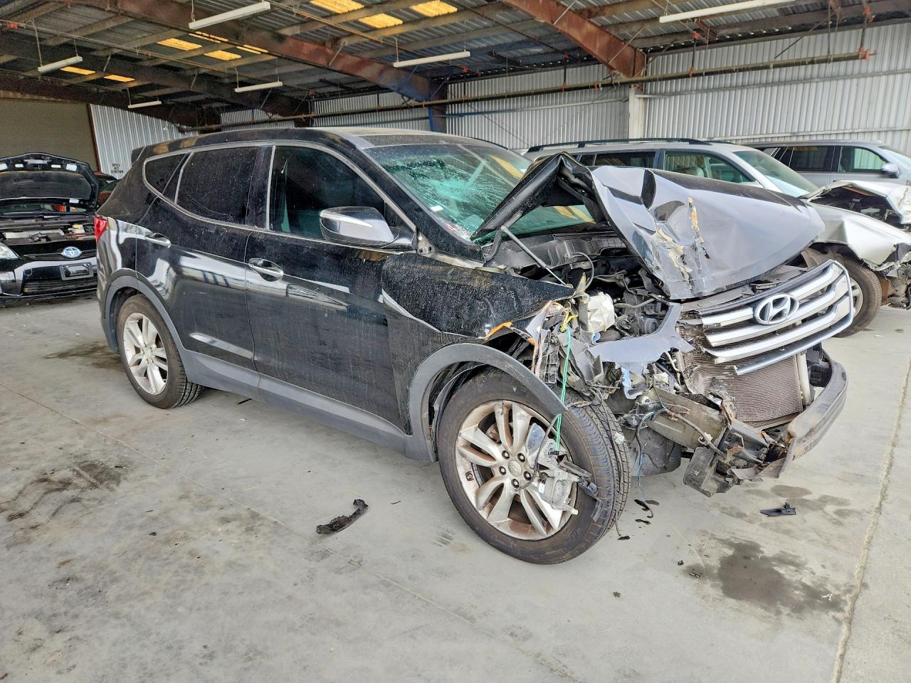2013 Hyundai Santa Fe Sport 2.0t Black vin: 5XYZW3LA8DG031850