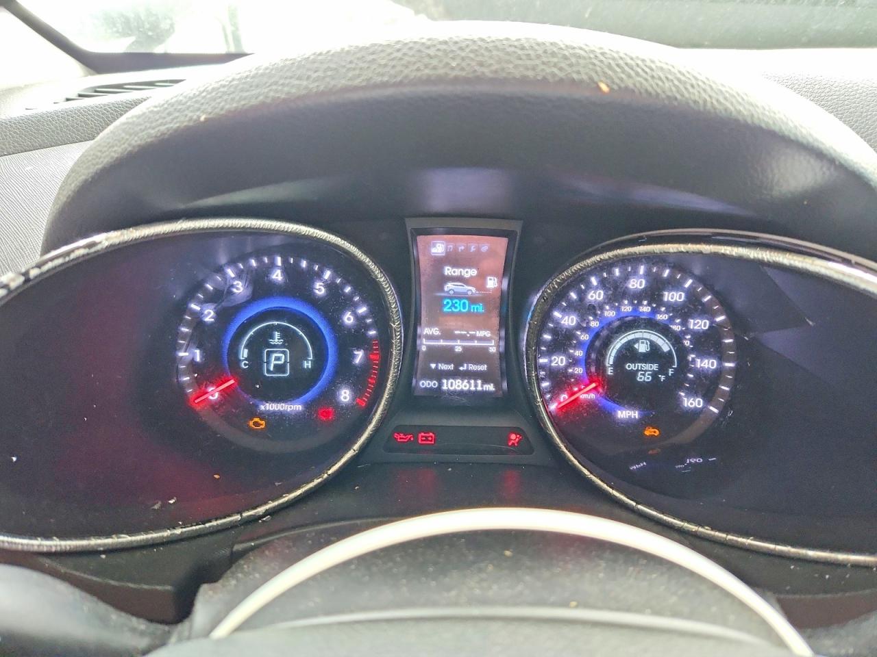 2013 Hyundai Santa Fe Sport 2.0t Black vin: 5XYZW3LA8DG031850