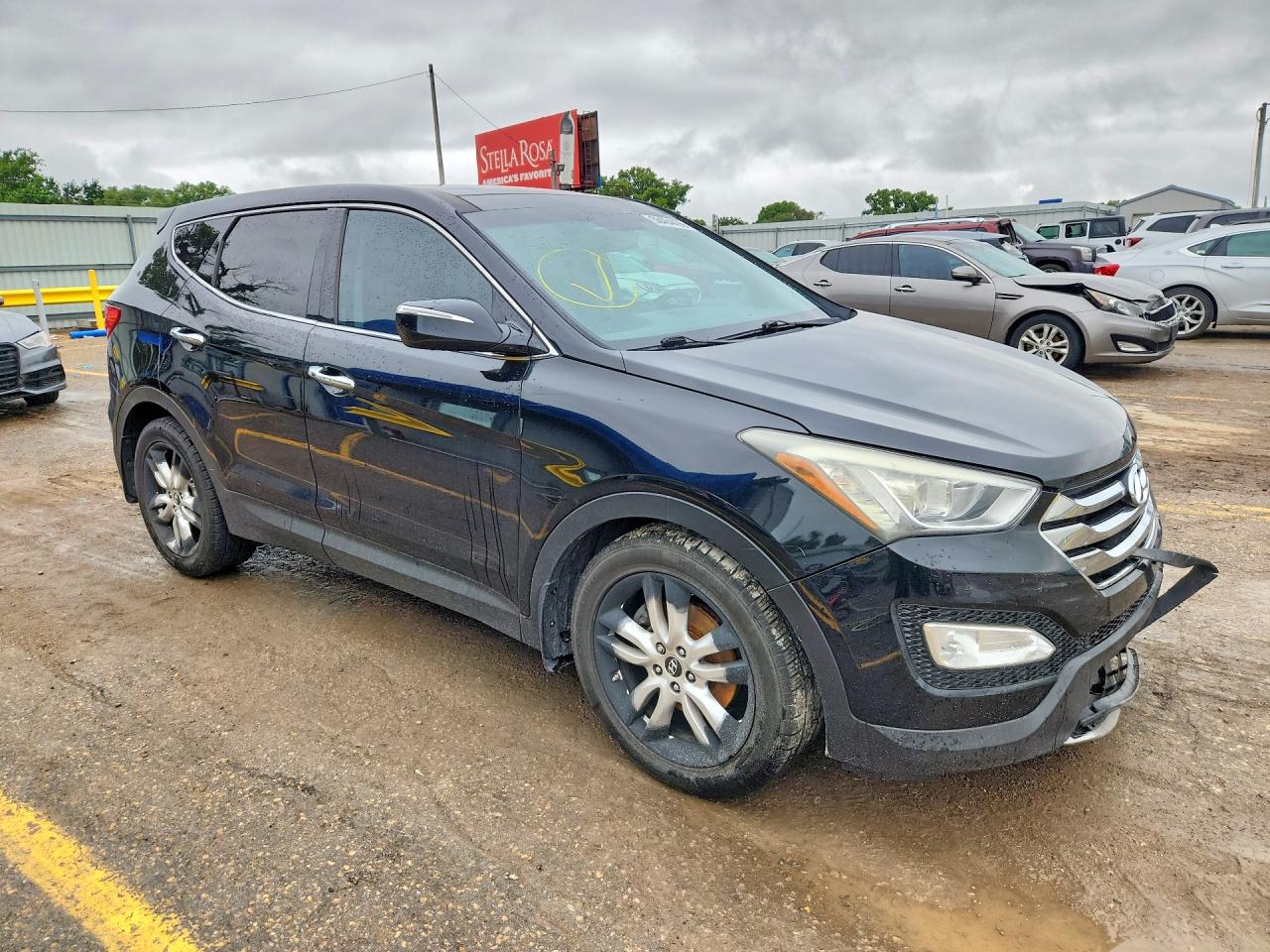 2013 Hyundai Santa Fe Sport 2.0t Black vin: 5XYZW3LA8DG066775