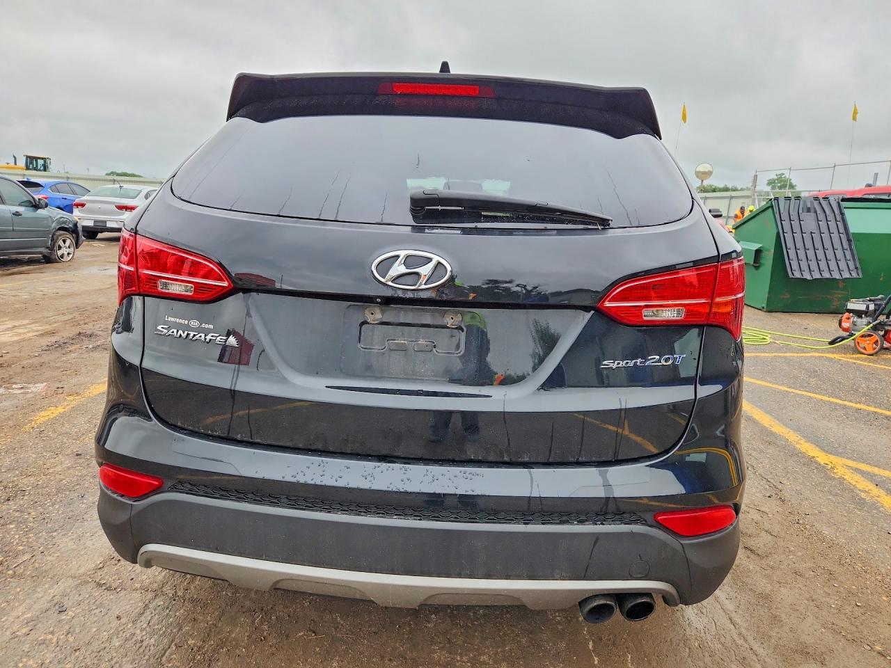 2013 Hyundai Santa Fe Sport 2.0t Black vin: 5XYZW3LA8DG066775