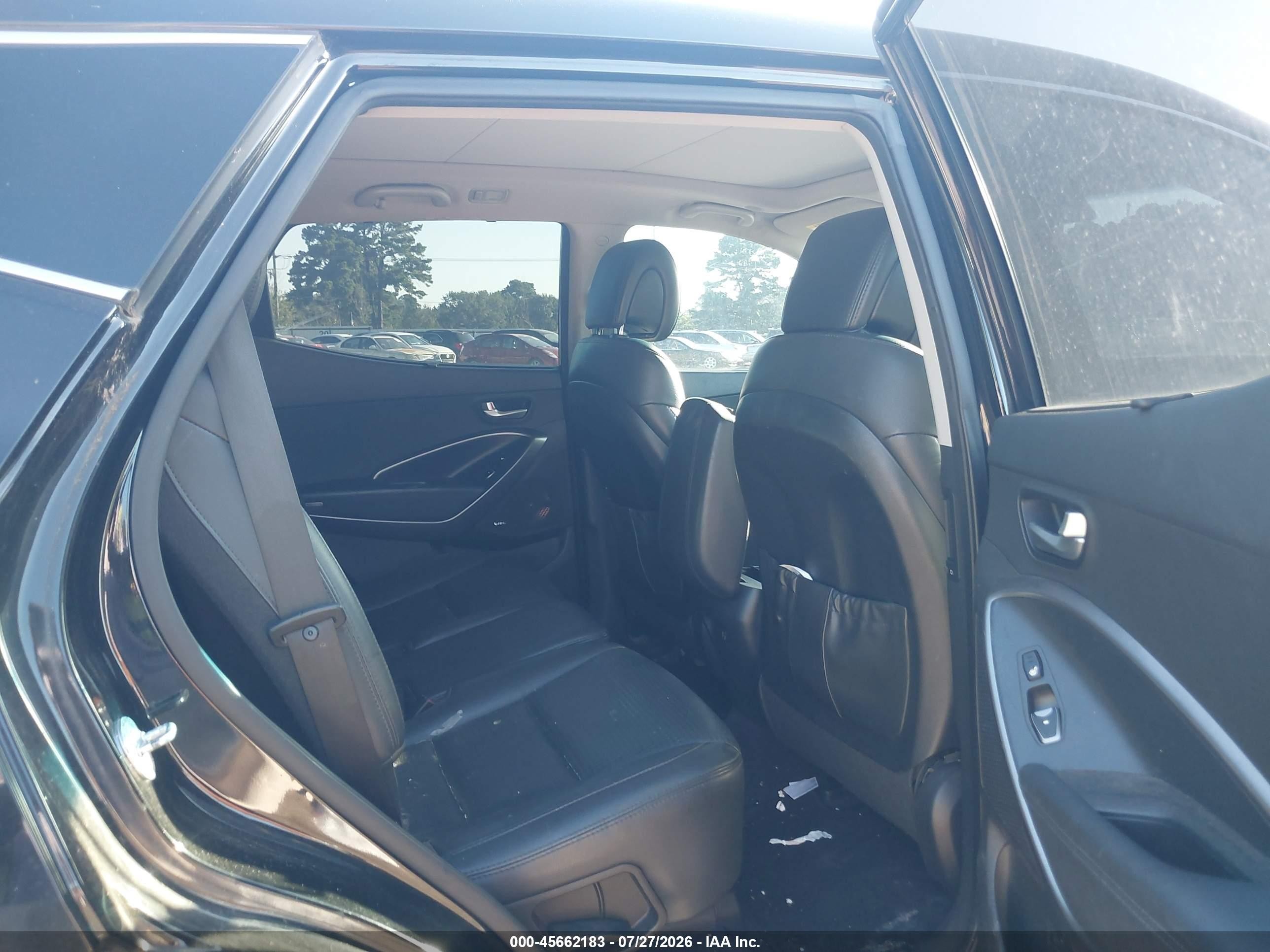 2013 Hyundai Santa Fe Sport 2.0t Black vin: 5XYZW3LA8DG101797