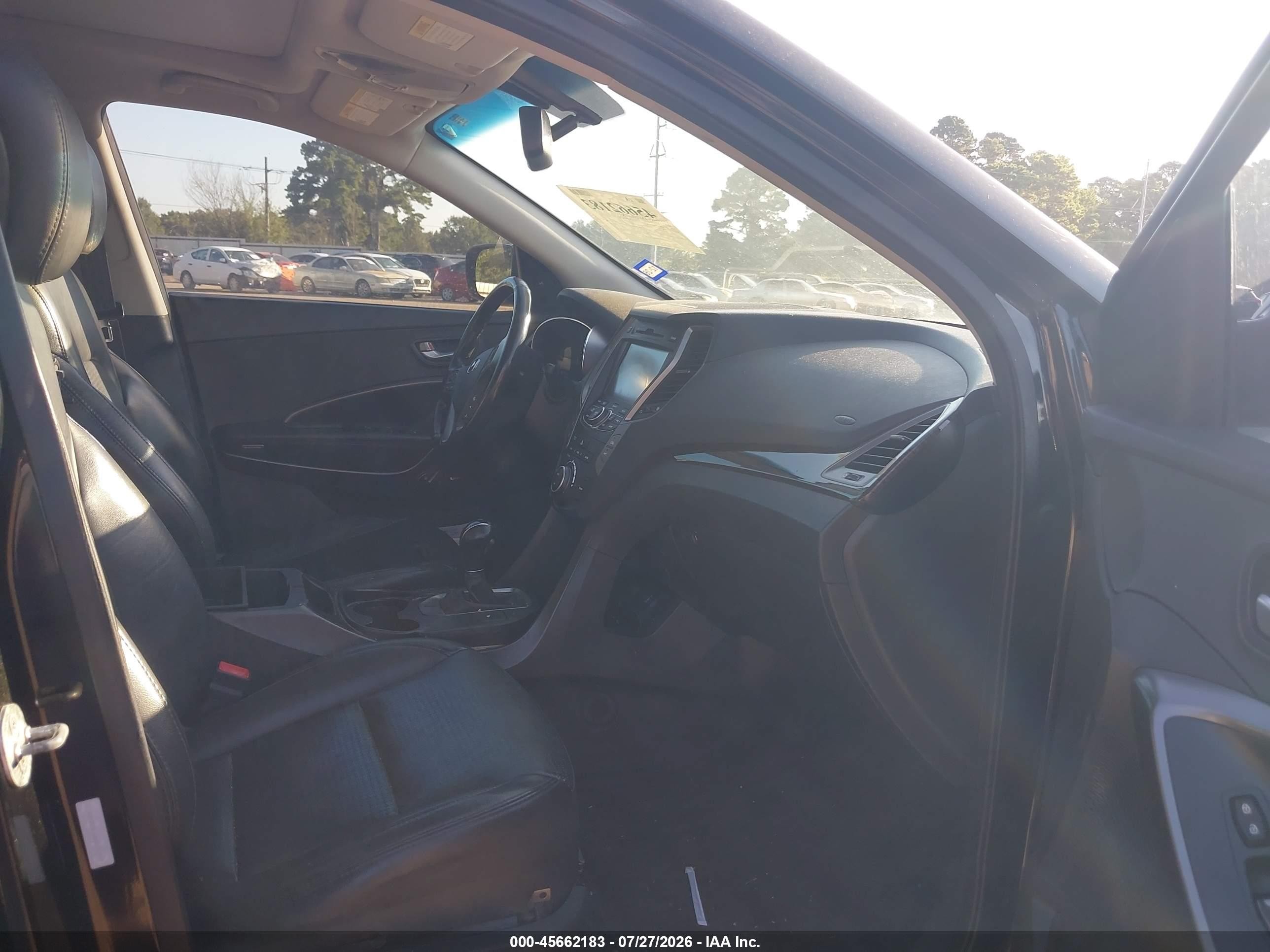 2013 Hyundai Santa Fe Sport 2.0t Black vin: 5XYZW3LA8DG101797