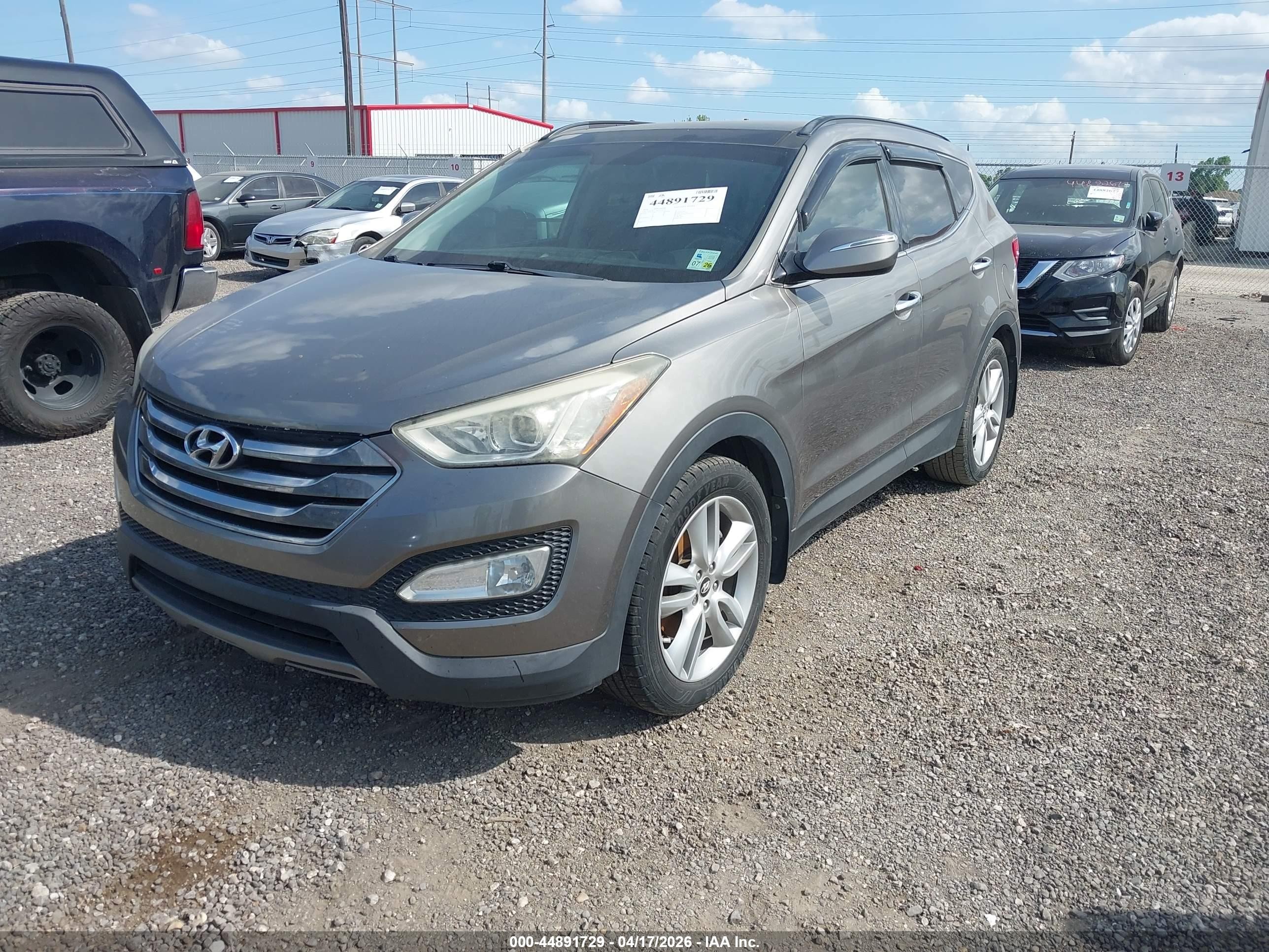 2014 Hyundai Santa Fe Sport 2.0l Turbo Коричневый vin: 5XYZW3LA8EG201335