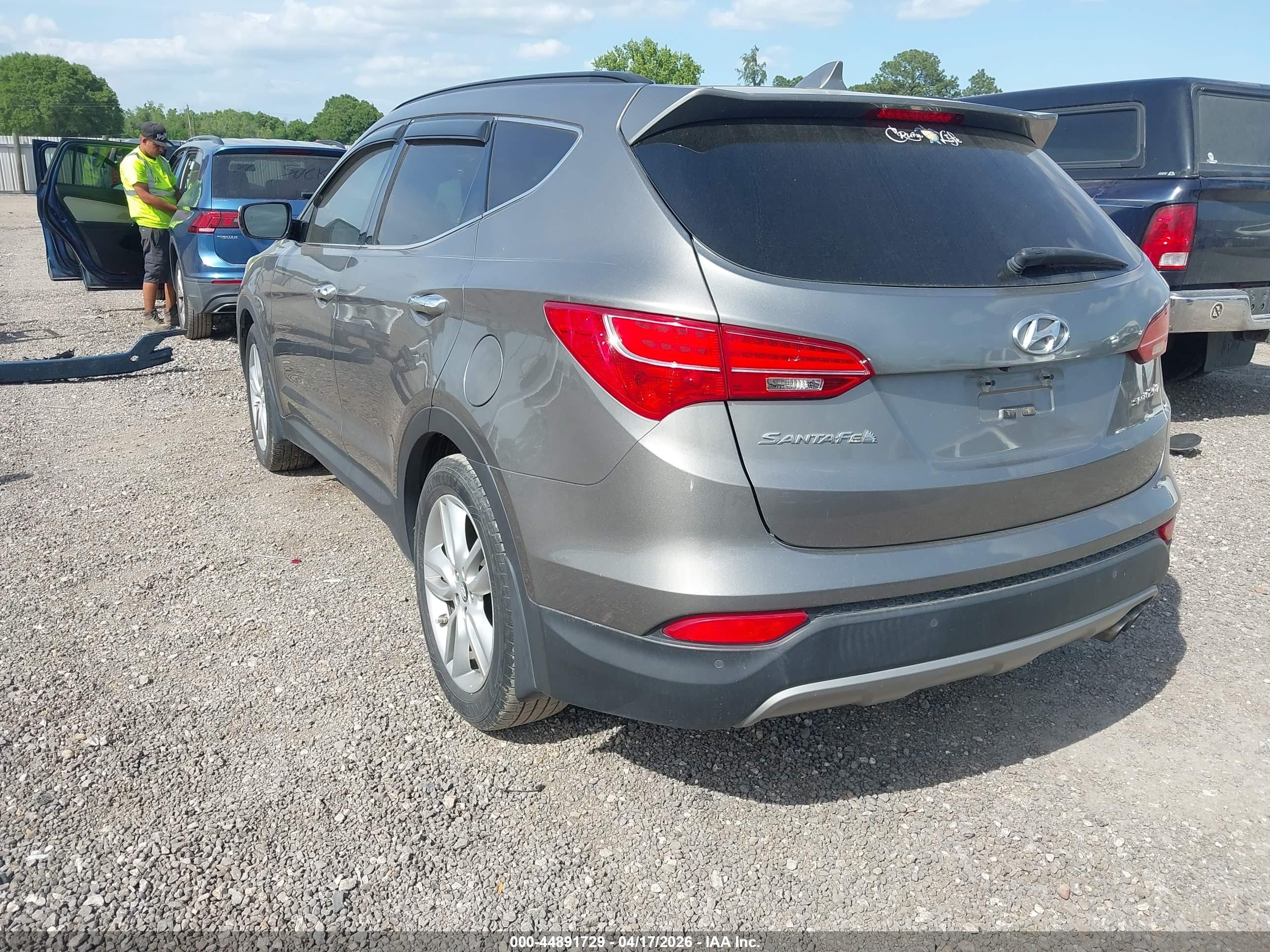 2014 Hyundai Santa Fe Sport 2.0l Turbo Коричневый vin: 5XYZW3LA8EG201335
