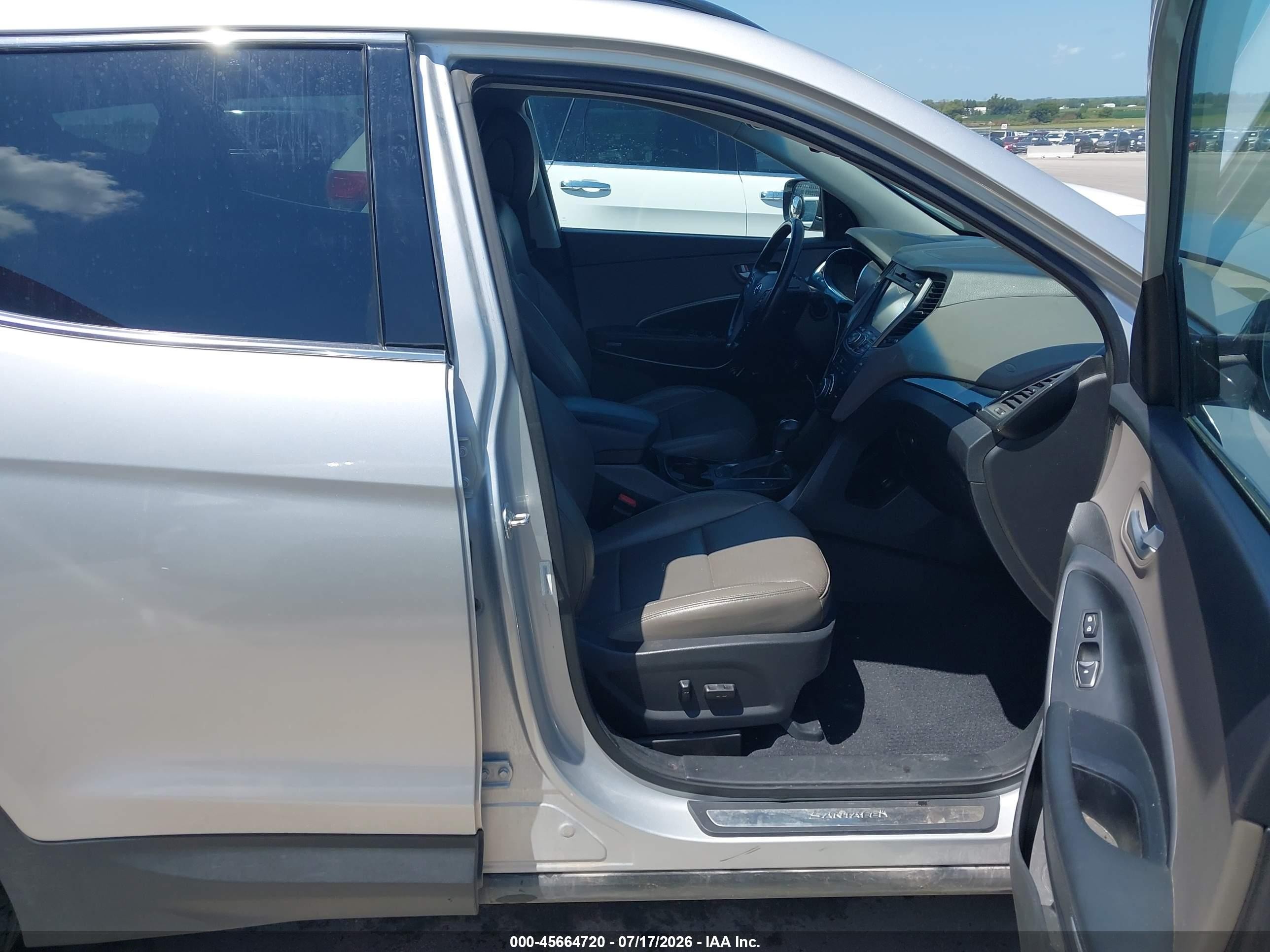 2014 Hyundai Santa Fe Sport 2.0l Turbo Серебряный vin: 5XYZW3LA8EG204798