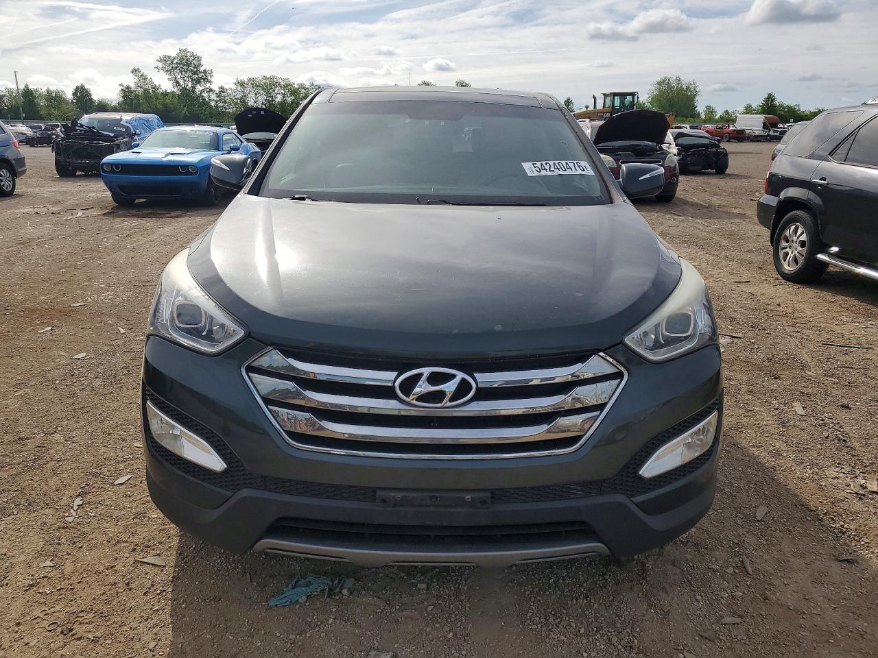 2013 Hyundai Santa Fe Sport 2.0t Gray vin: 5XYZW3LAXDG064297
