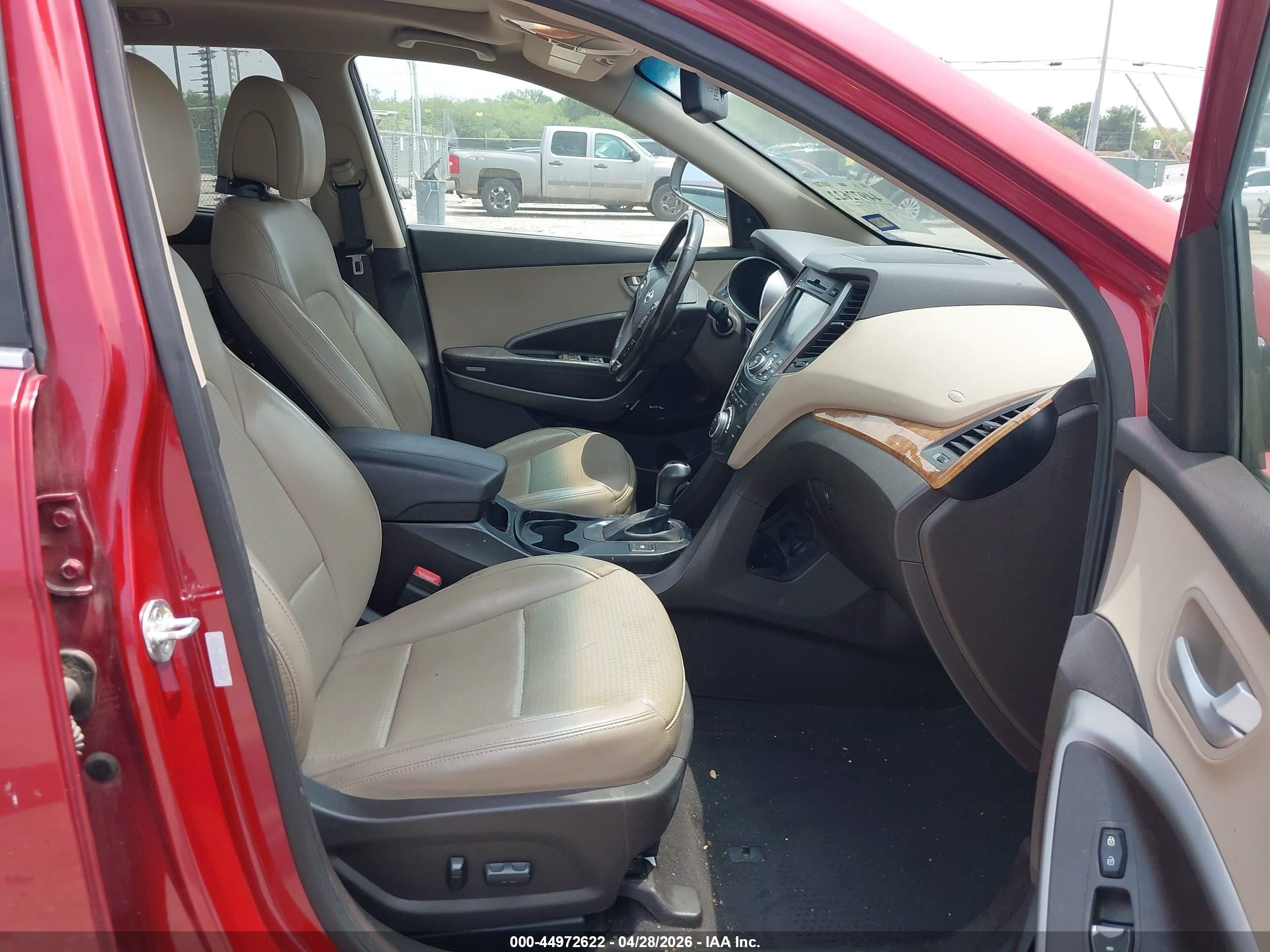 2014 Hyundai Santa Fe Sport 2.0l Turbo Red vin: 5XYZW3LAXEG151439