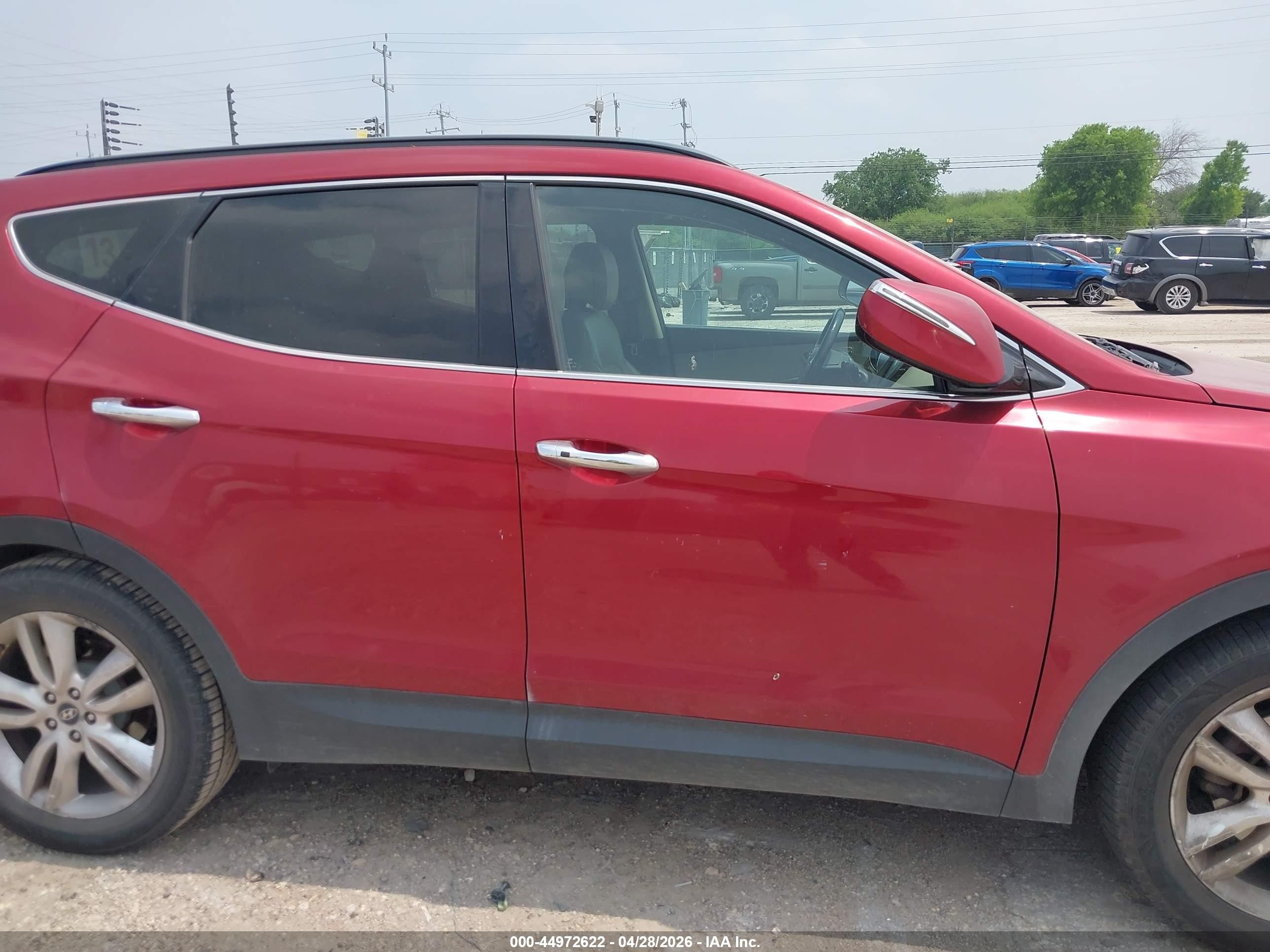 2014 Hyundai Santa Fe Sport 2.0l Turbo Red vin: 5XYZW3LAXEG151439