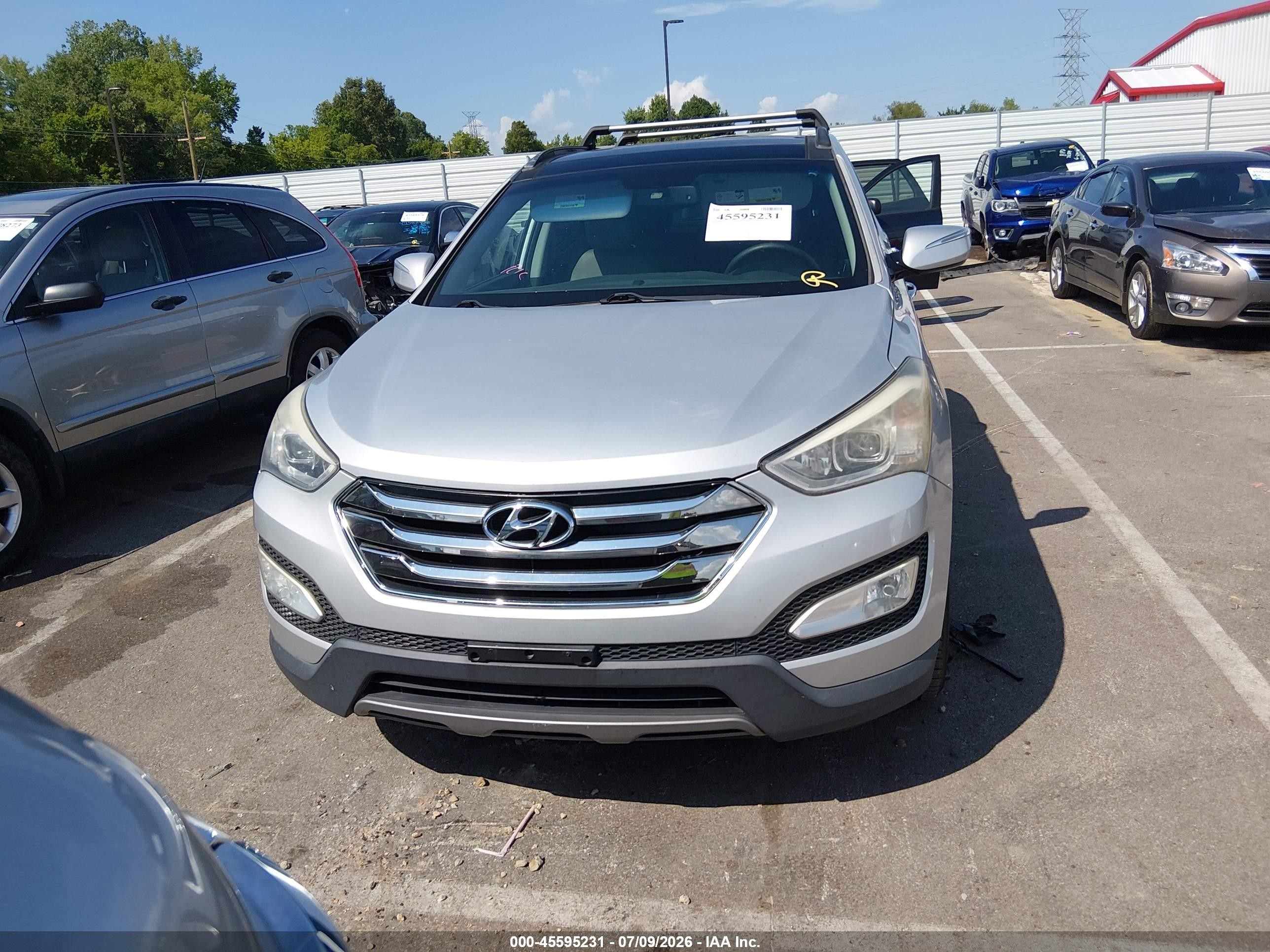 2014 Hyundai Santa Fe Sport 2.0l Turbo Gray vin: 5XYZW3LAXEG202986
