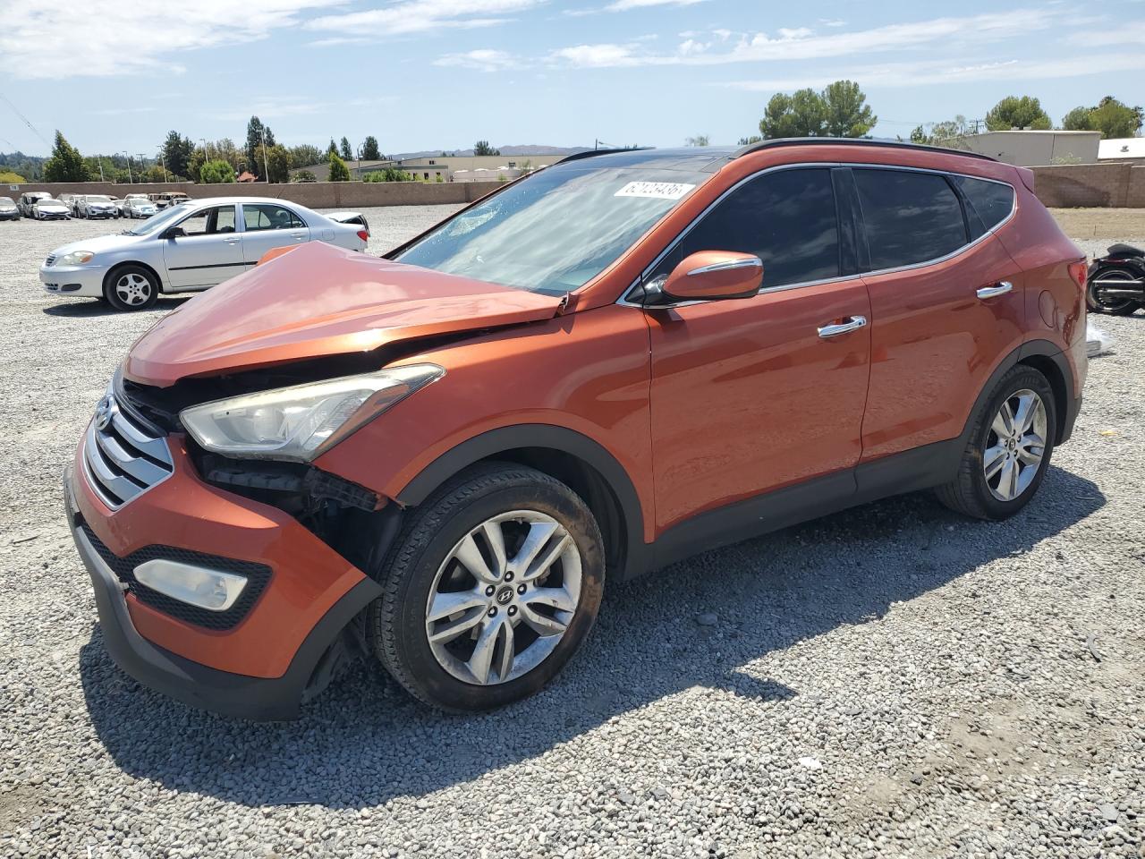 2015 Hyundai Santa Fe Sport 2.0t Orange vin: 5XYZW4LA0FG238063