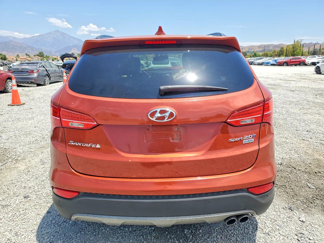 2015 Hyundai Santa Fe Sport 2.0t Orange vin: 5XYZW4LA0FG238063