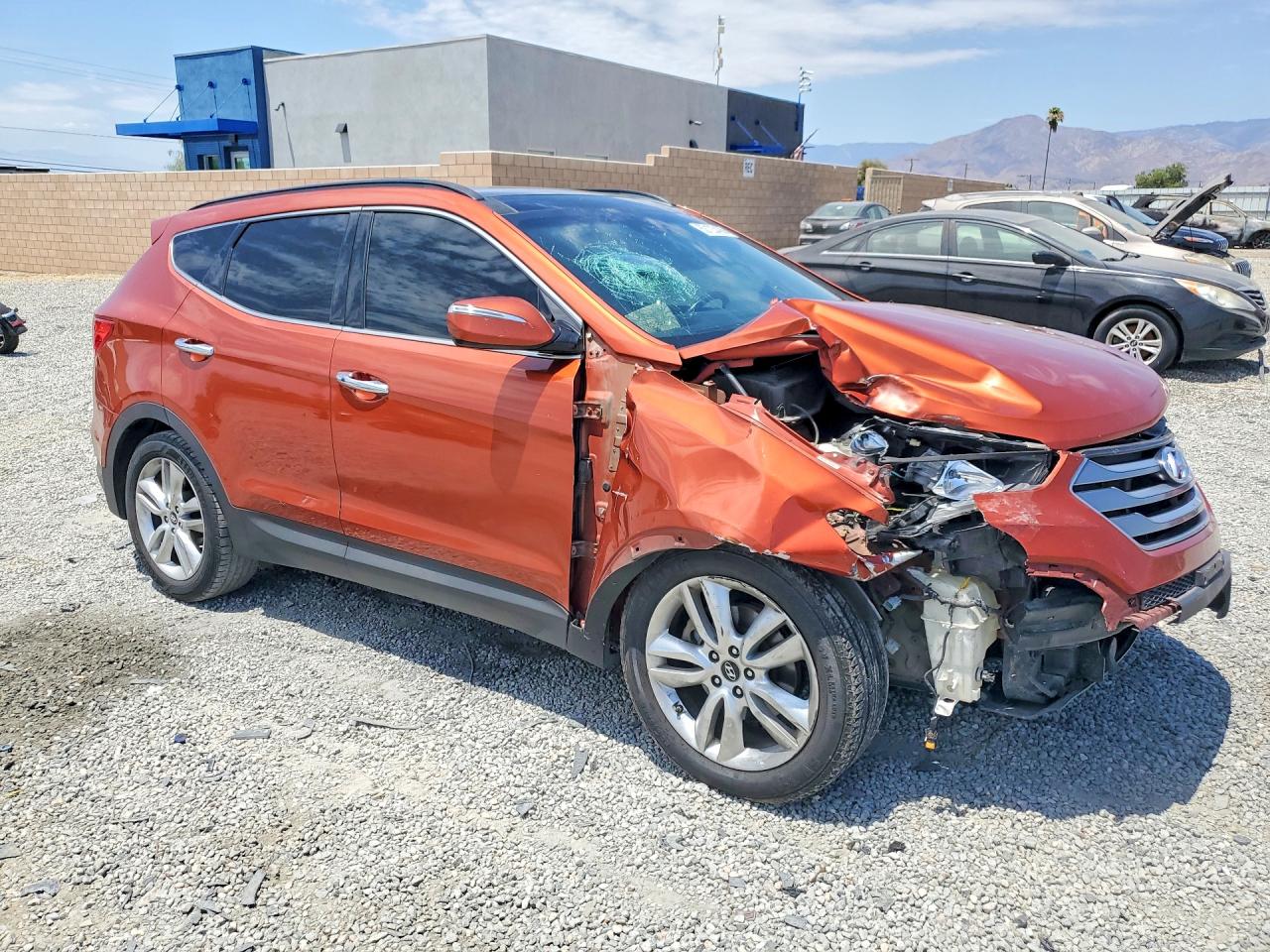 2015 Hyundai Santa Fe Sport 2.0t Orange vin: 5XYZW4LA0FG238063
