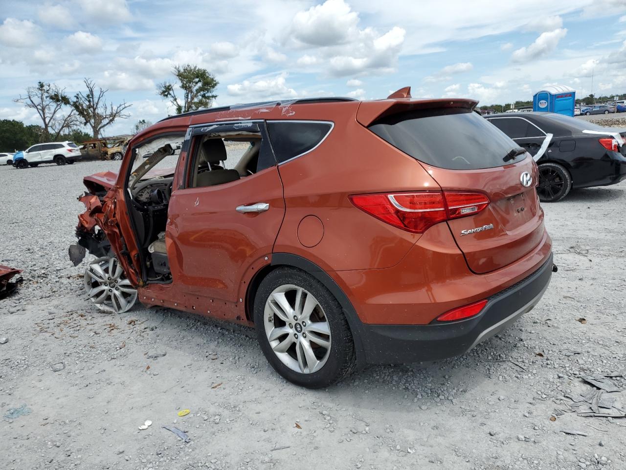 2015 Hyundai Santa Fe Sport Orange vin: 5XYZW4LA0FG255350