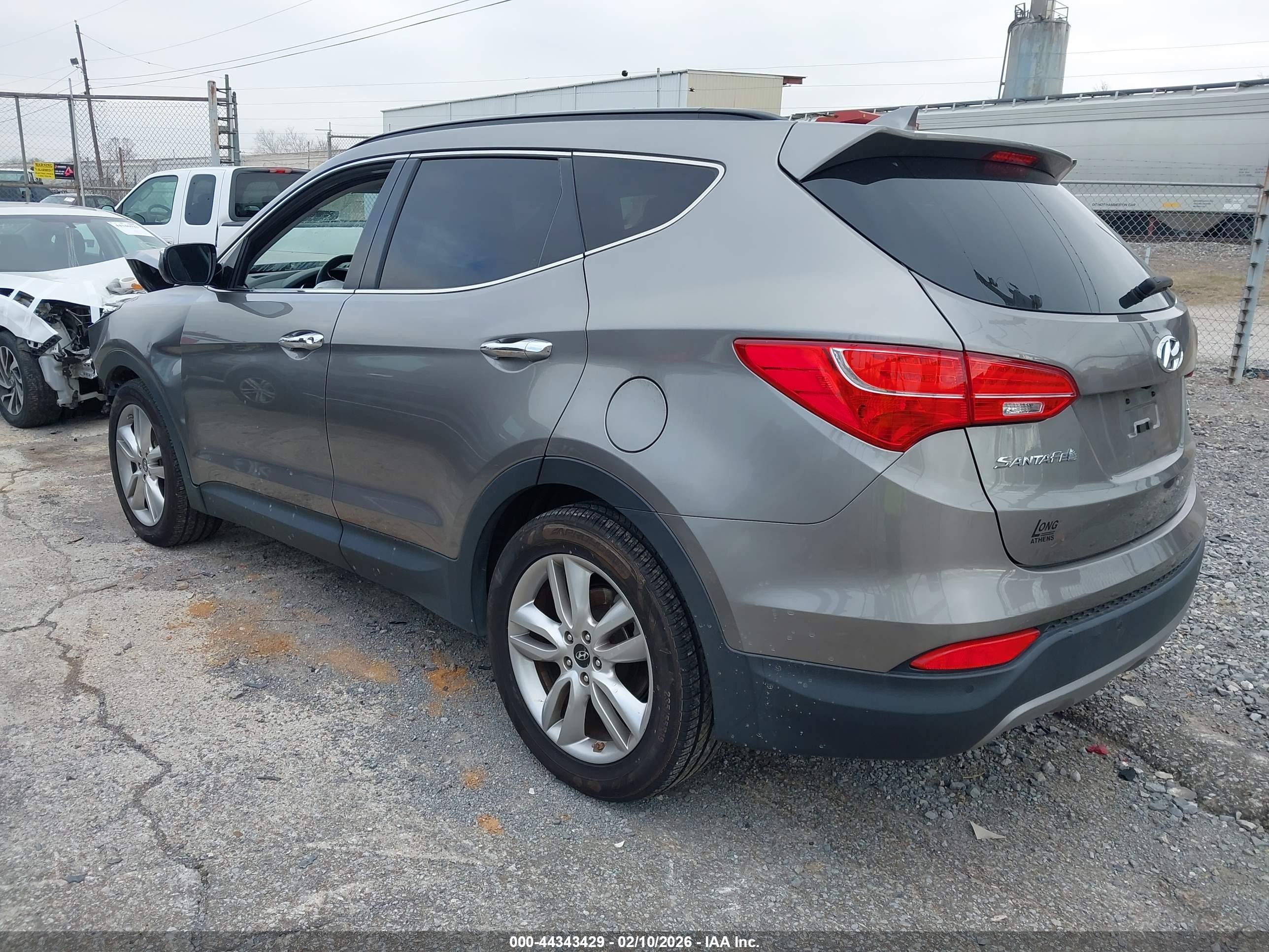 2015 Hyundai Santa Fe Sport 2.0l Turbo Gray vin: 5XYZW4LA0FG284637