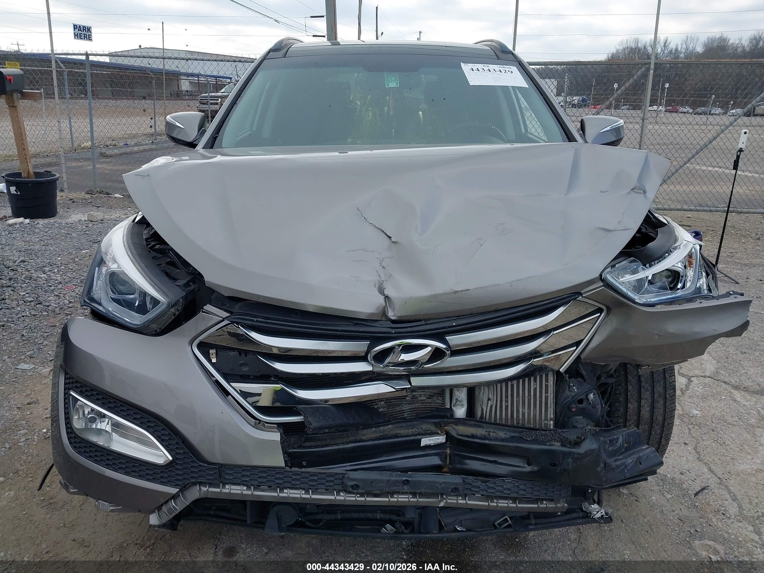 2015 Hyundai Santa Fe Sport 2.0l Turbo Gray vin: 5XYZW4LA0FG284637