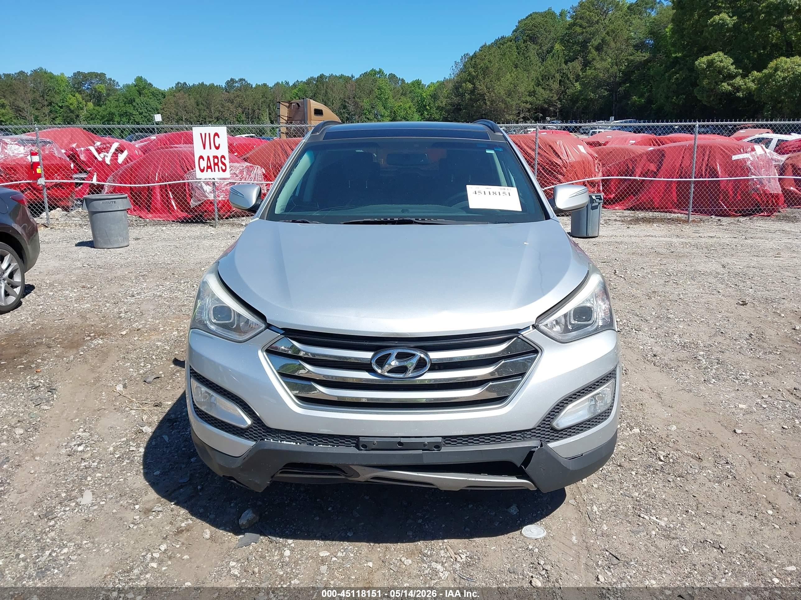 2016 Hyundai Santa Fe Sport 2.0l Turbo Silver vin: 5XYZW4LA0GG367339