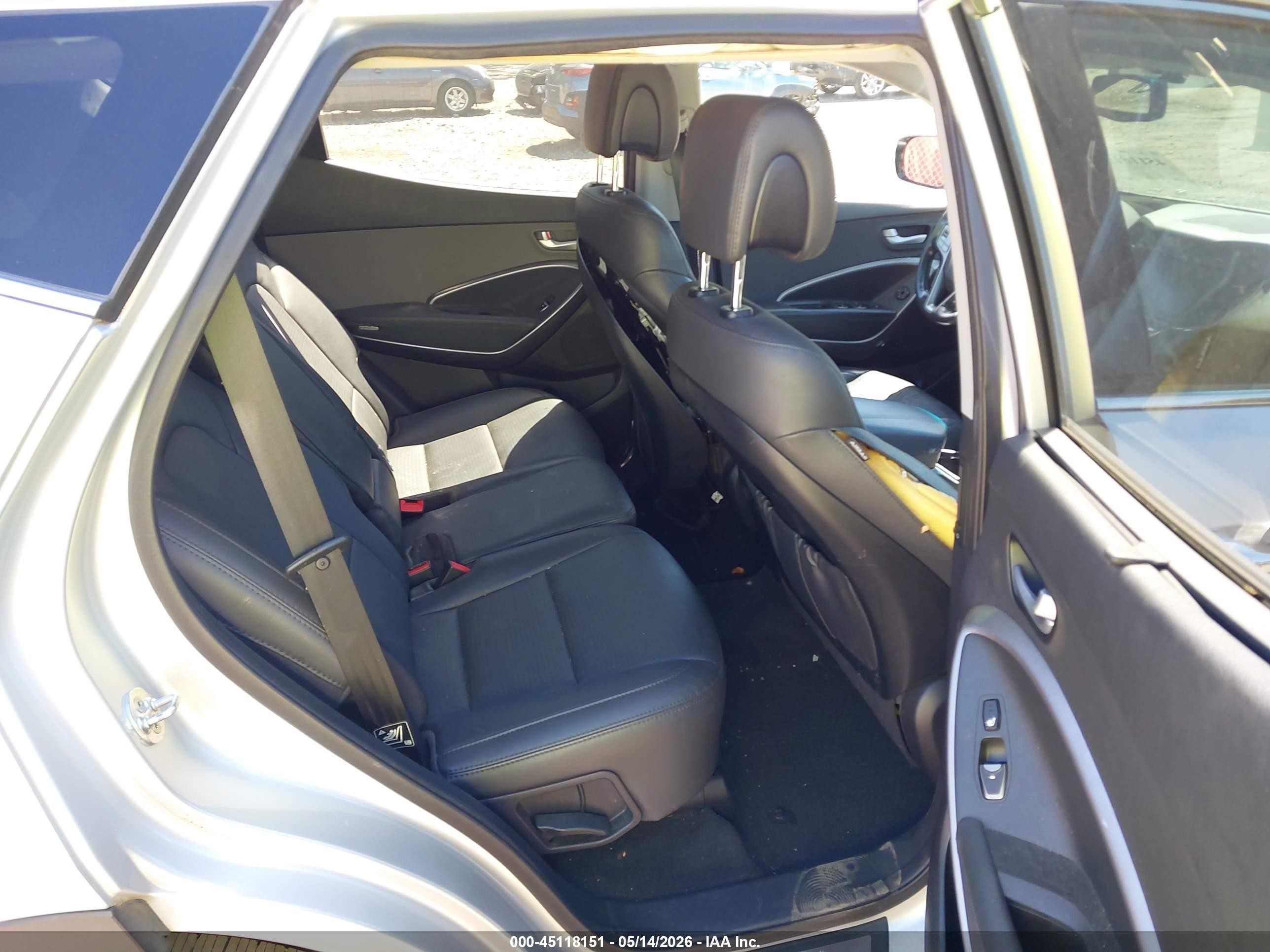 2016 Hyundai Santa Fe Sport 2.0l Turbo Silver vin: 5XYZW4LA0GG367339