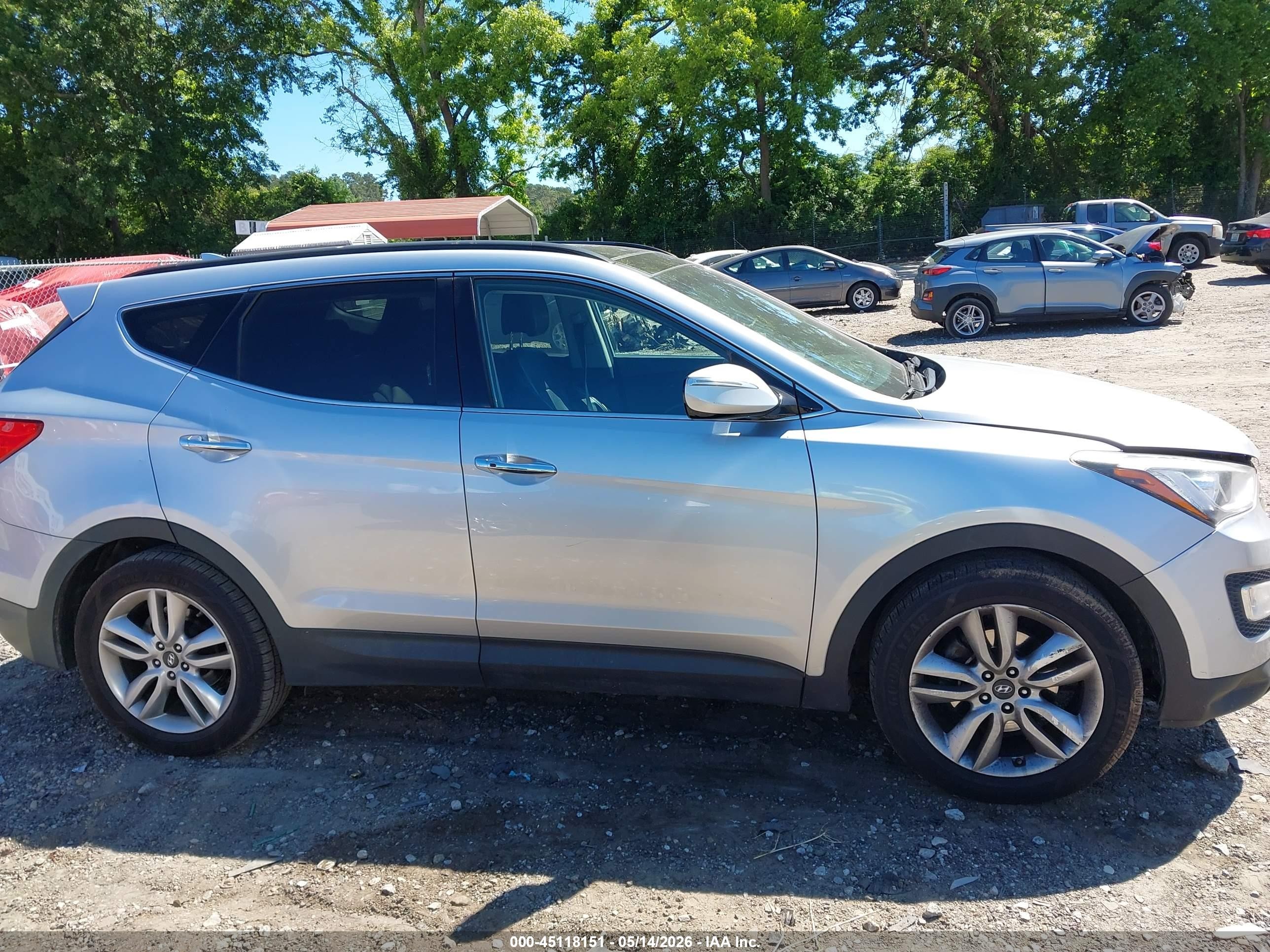 2016 Hyundai Santa Fe Sport 2.0l Turbo Silver vin: 5XYZW4LA0GG367339