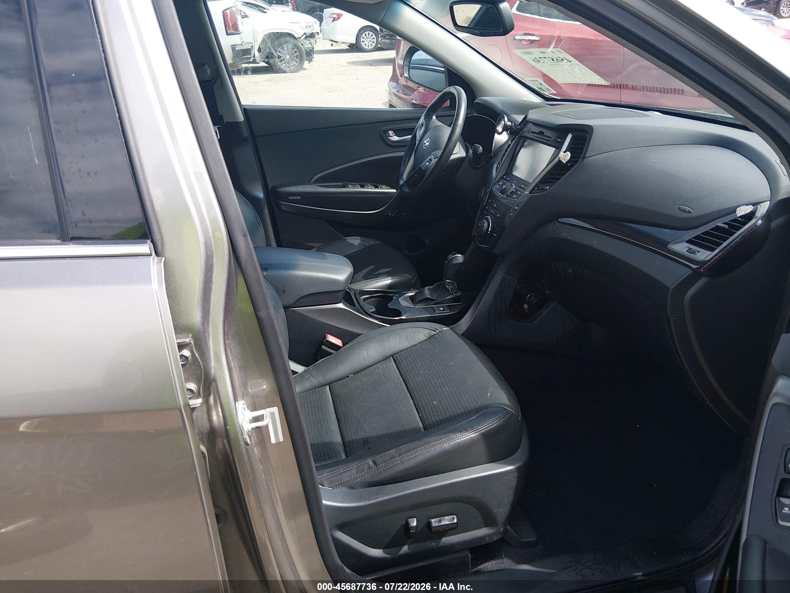 2015 Hyundai Santa Fe Sport 2.0l Turbo Gray vin: 5XYZW4LA1FG238623