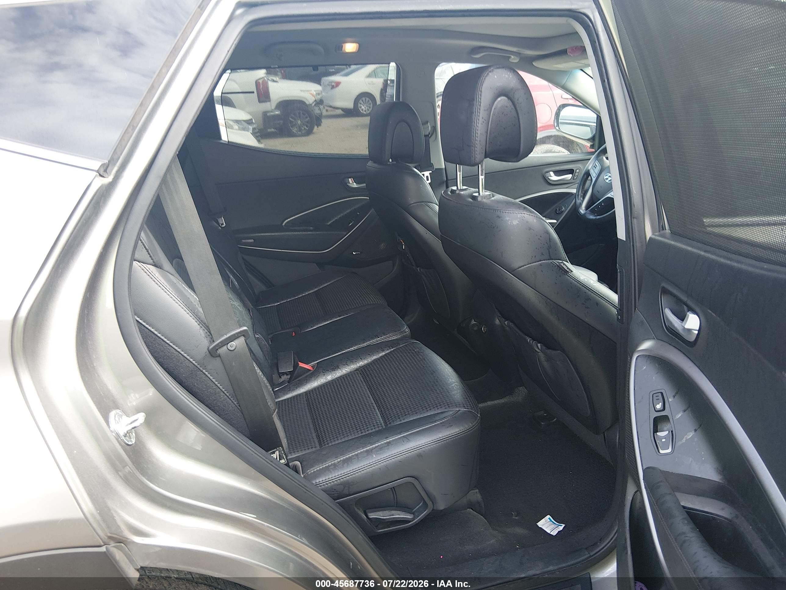 2015 Hyundai Santa Fe Sport 2.0l Turbo Gray vin: 5XYZW4LA1FG238623