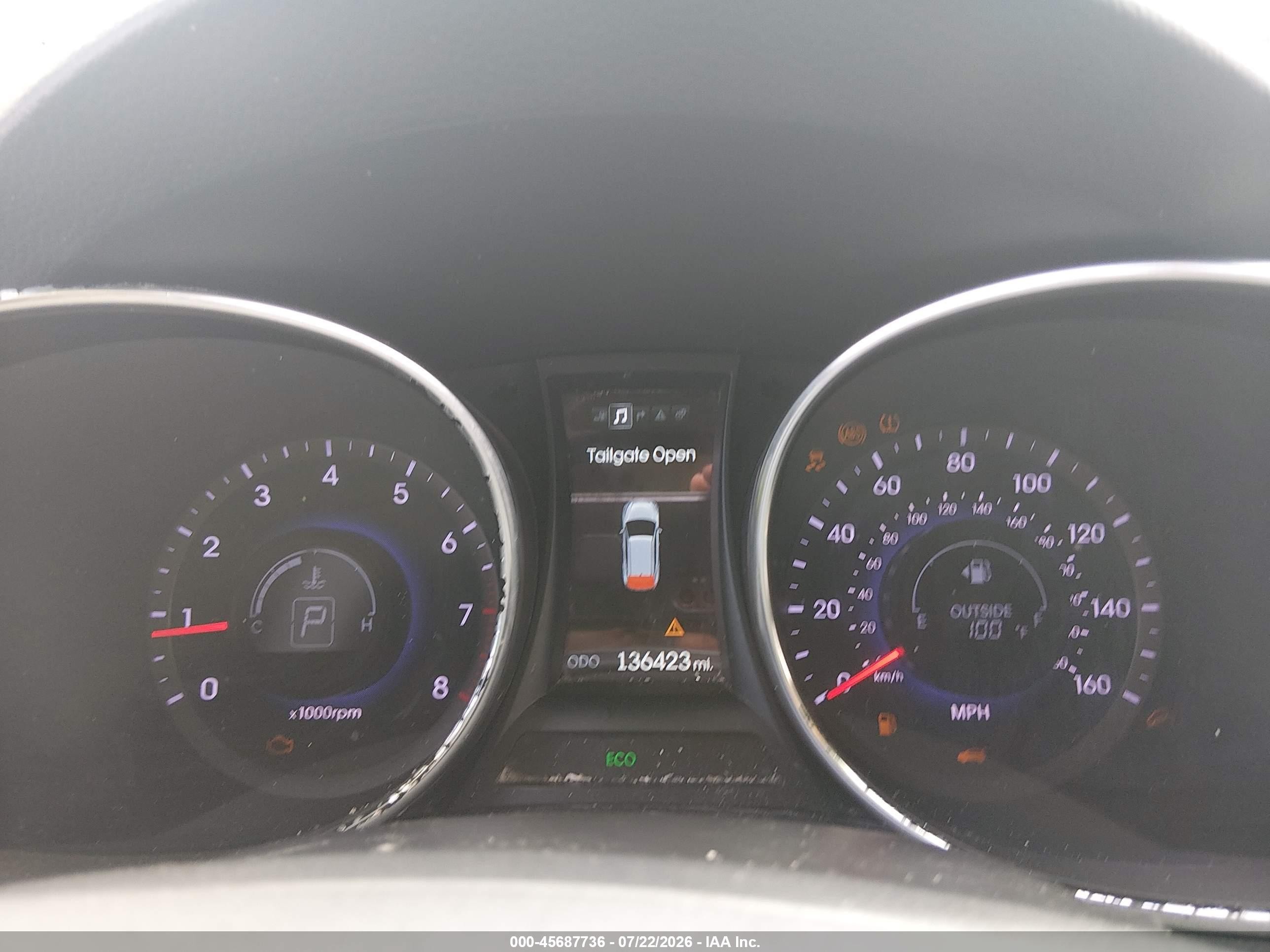 2015 Hyundai Santa Fe Sport 2.0l Turbo Gray vin: 5XYZW4LA1FG238623