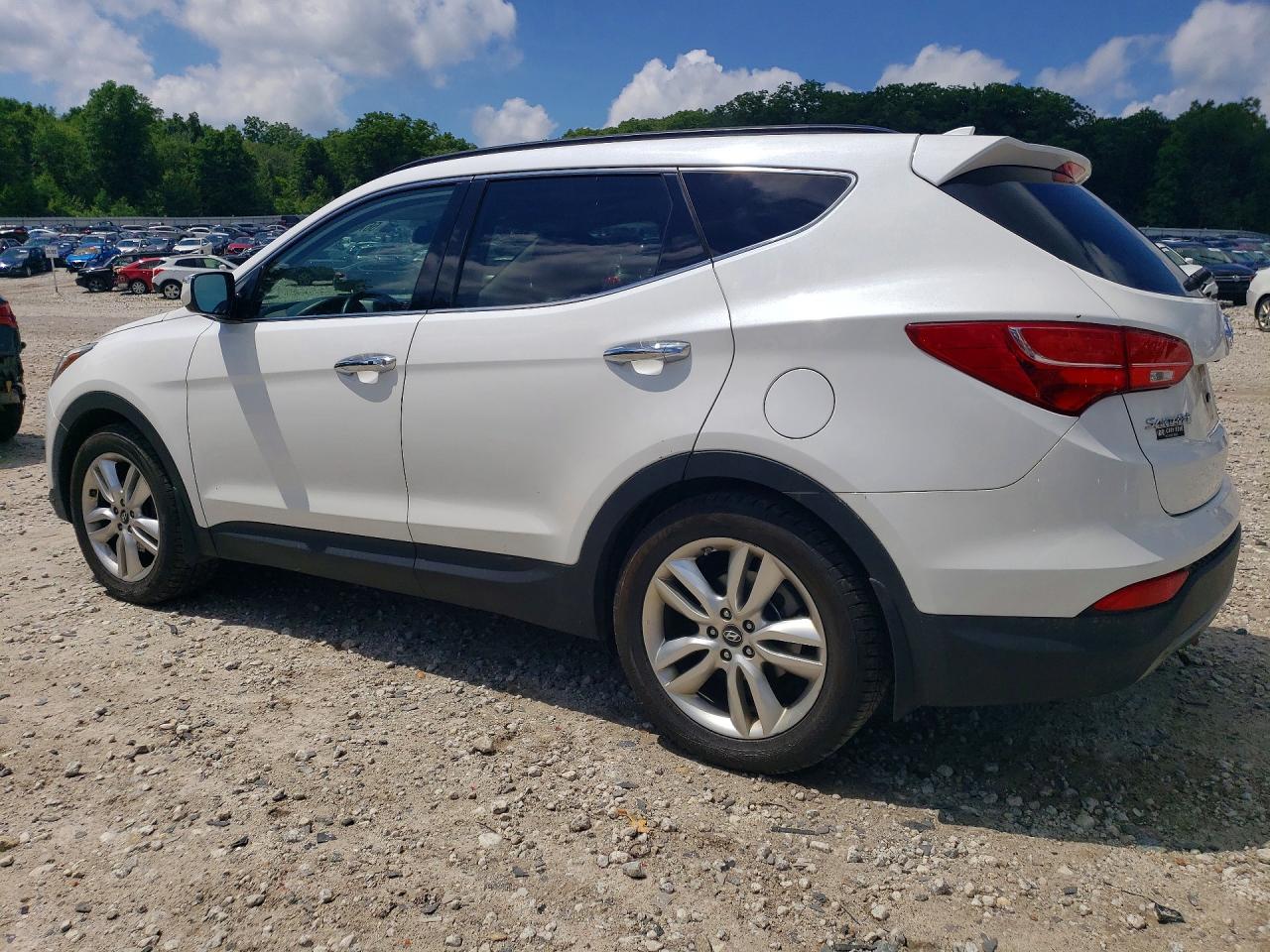 2015 Hyundai Santa Fe Sport 2.0t White vin: 5XYZW4LA1FG240503