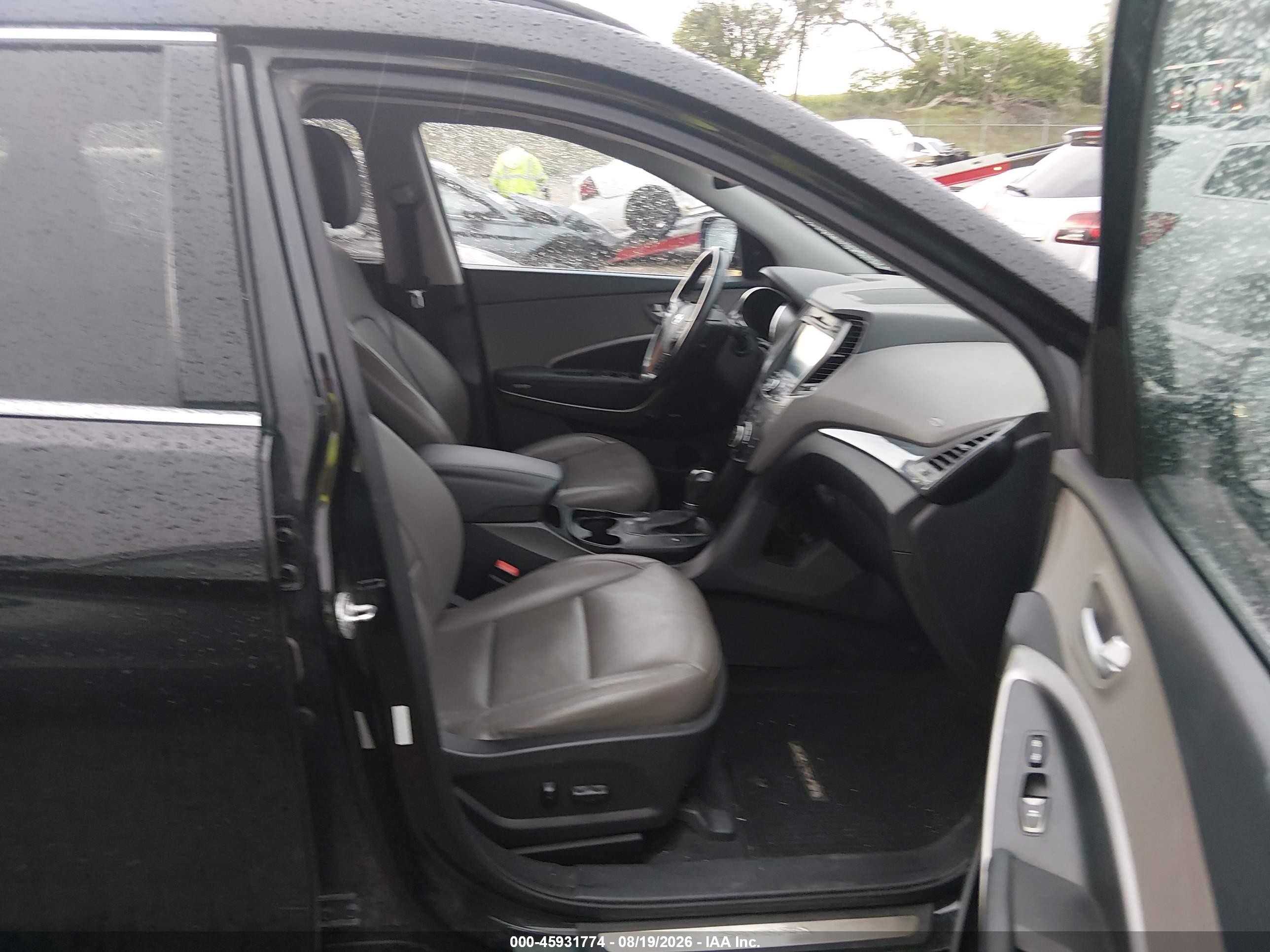 2015 Hyundai Santa Fe Sport 2.0l Turbo Black vin: 5XYZW4LA1FG305317