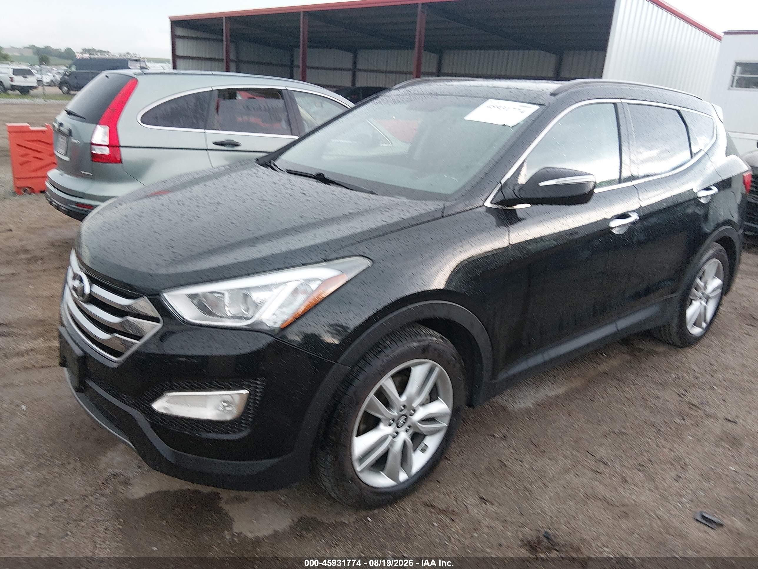 2015 Hyundai Santa Fe Sport 2.0l Turbo Black vin: 5XYZW4LA1FG305317