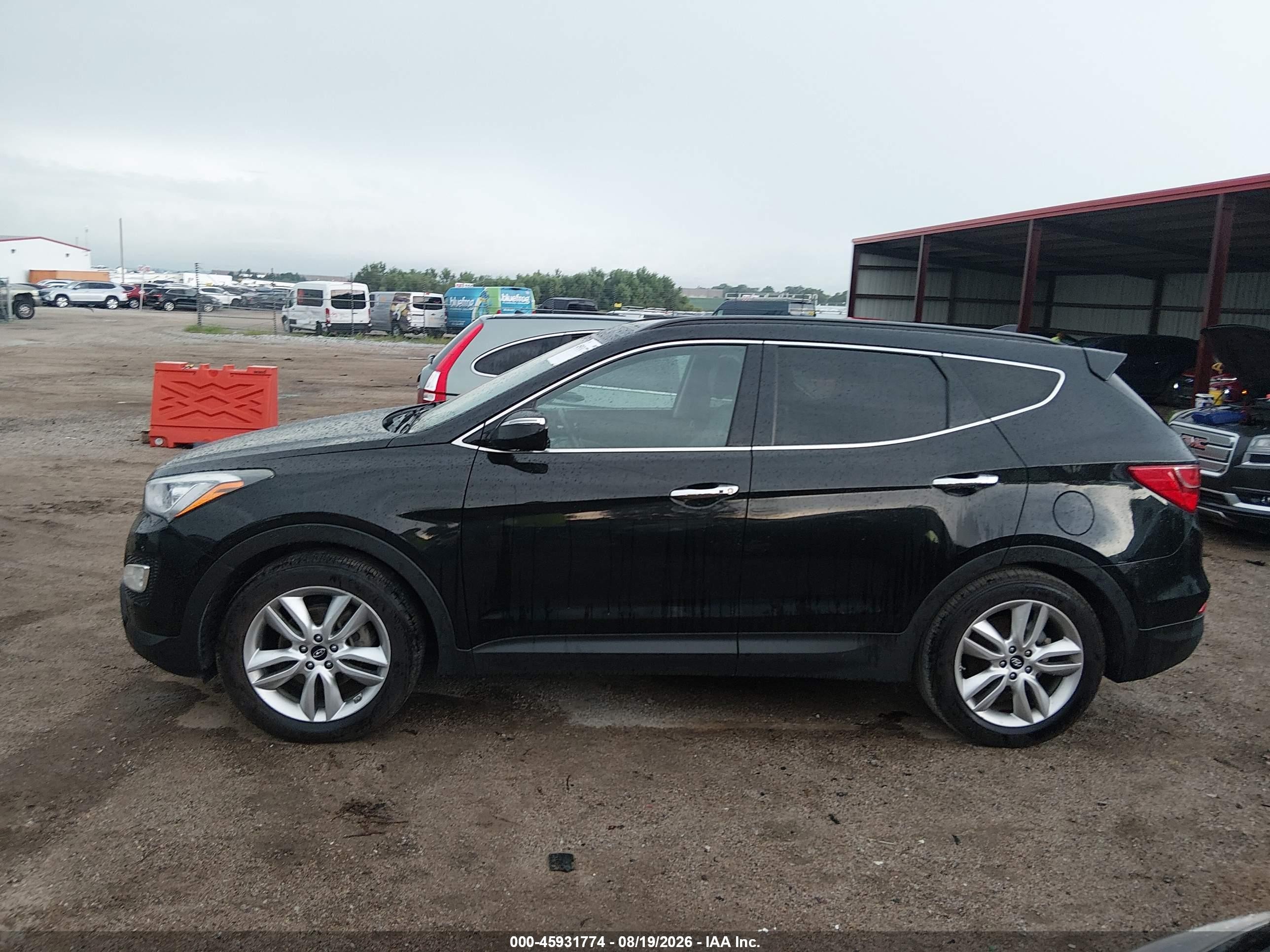 2015 Hyundai Santa Fe Sport 2.0l Turbo Black vin: 5XYZW4LA1FG305317
