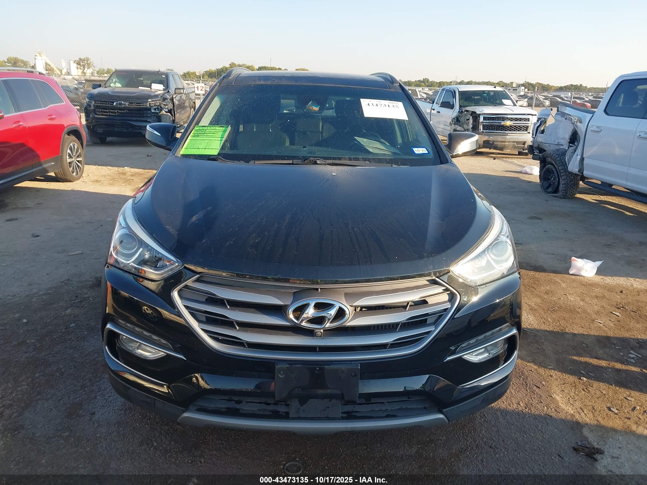 2018 Hyundai Santa Fe Sport 2.0t Ultimate Черный vin: 5XYZW4LA1JG534802