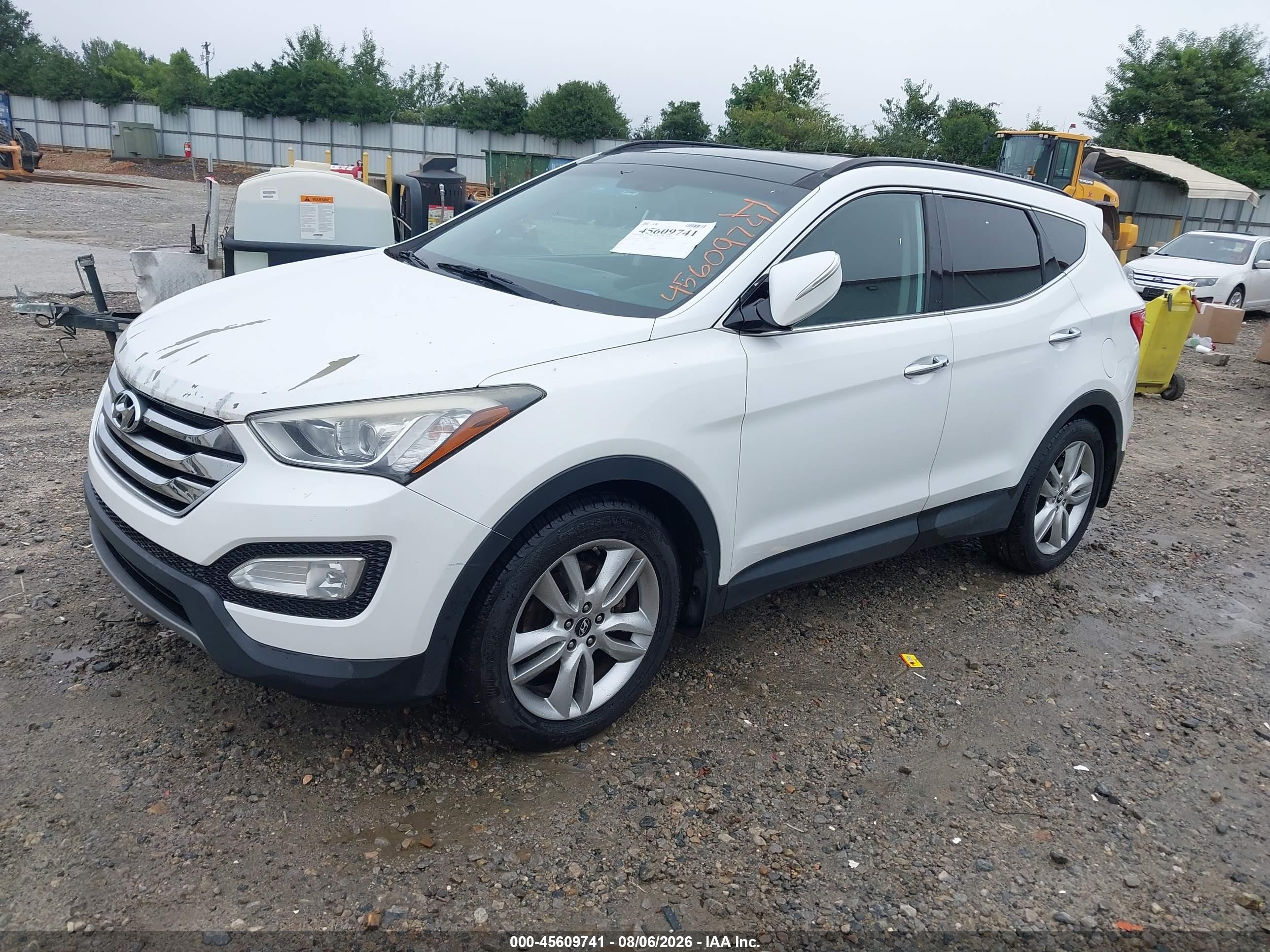 2015 Hyundai Santa Fe Sport 2.0l Turbo Белый vin: 5XYZW4LA2FG234869