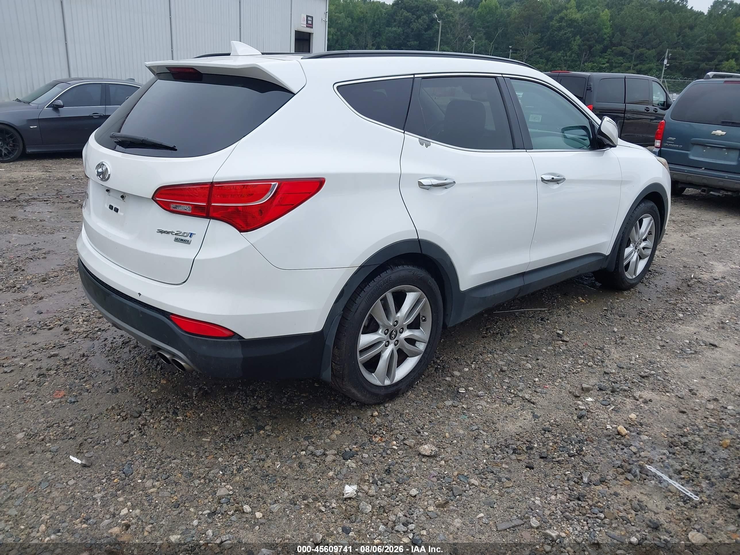 2015 Hyundai Santa Fe Sport 2.0l Turbo Белый vin: 5XYZW4LA2FG234869