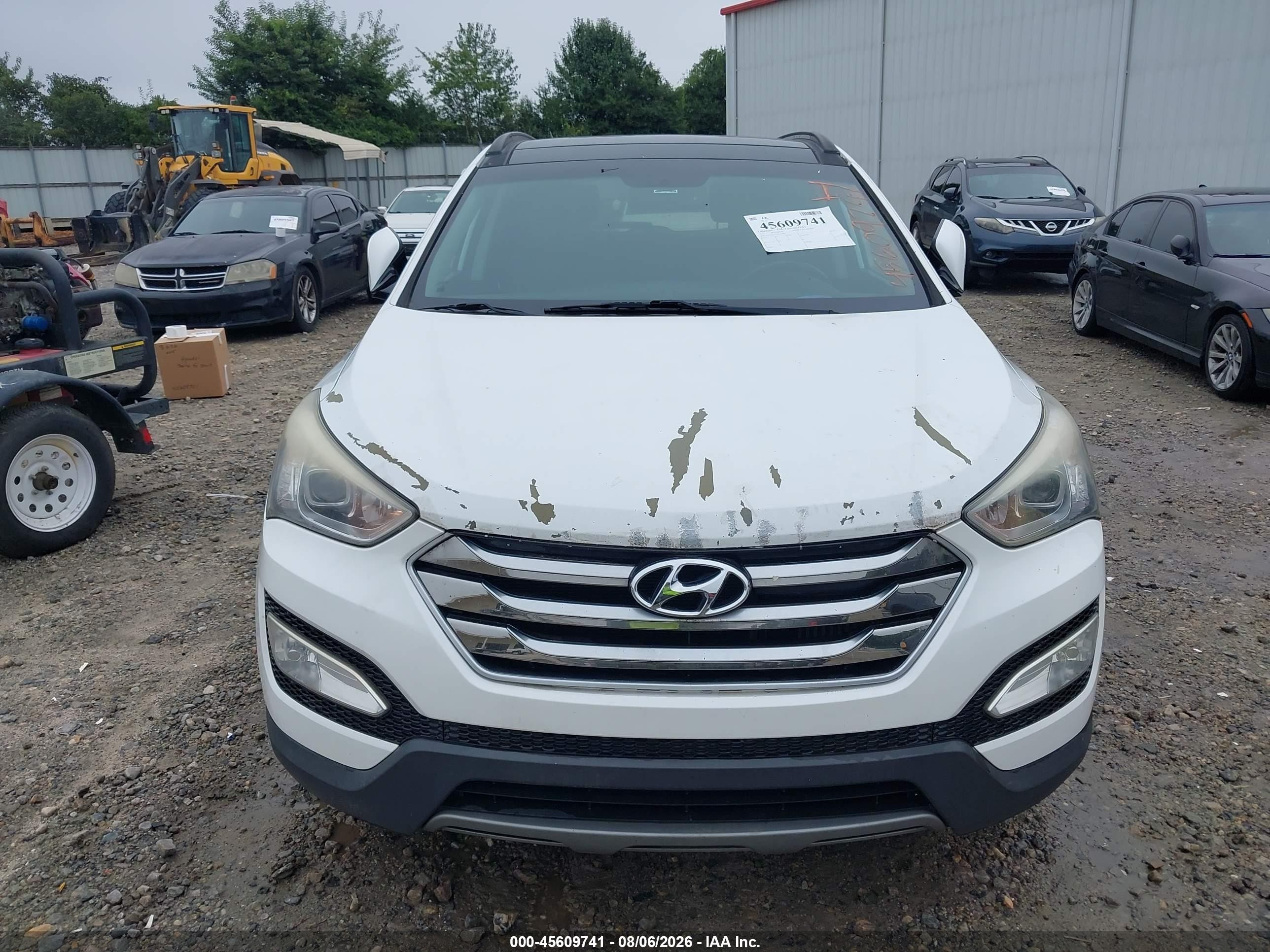 2015 Hyundai Santa Fe Sport 2.0l Turbo Белый vin: 5XYZW4LA2FG234869