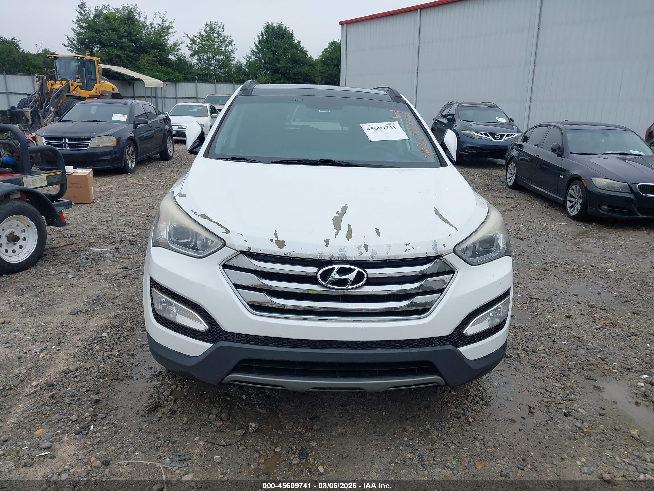 2015 Hyundai Santa Fe Sport 2.0l Turbo Белый vin: 5XYZW4LA2FG234869