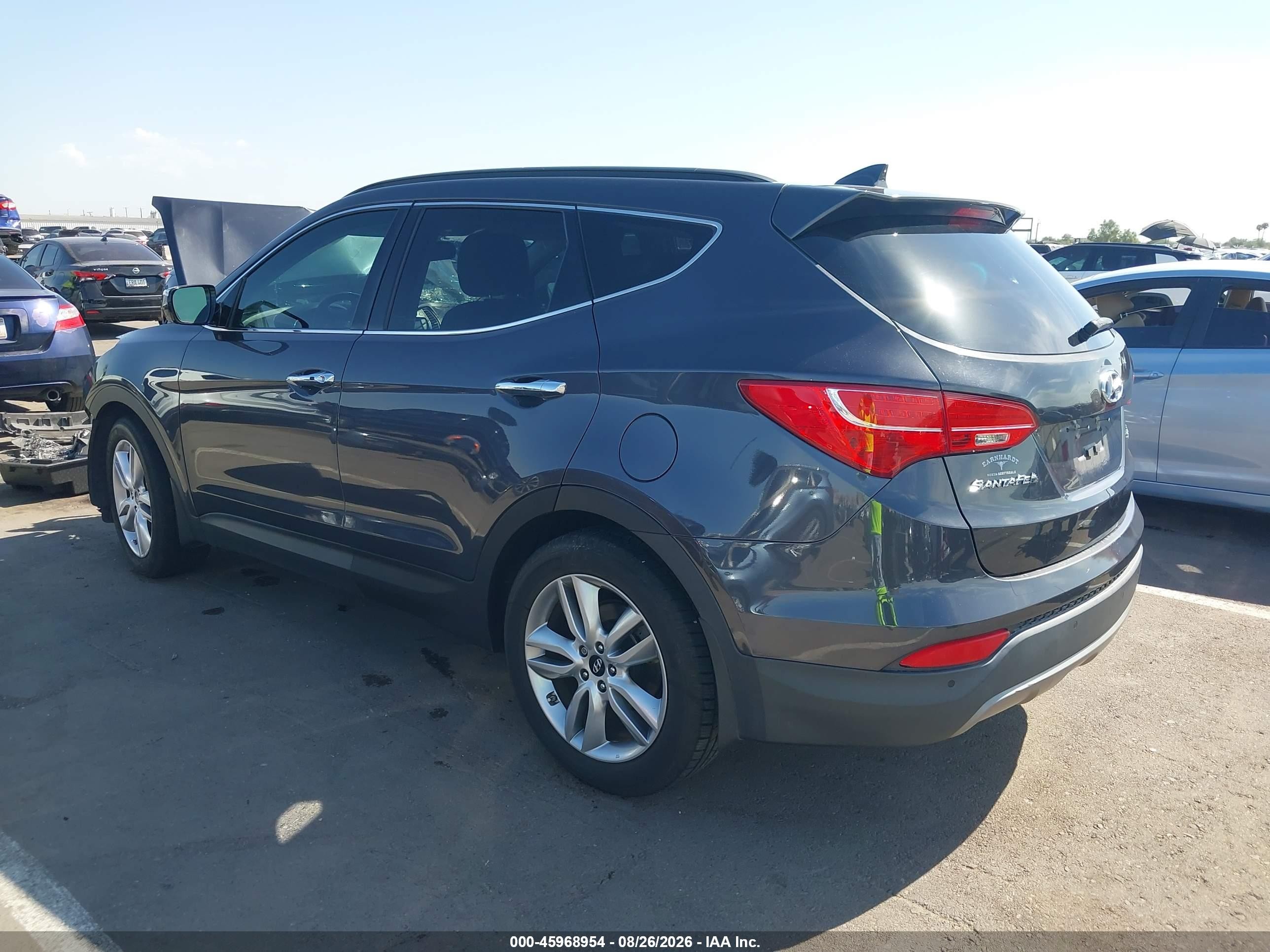 2015 Hyundai Santa Fe Sport 2.0l Turbo Gray vin: 5XYZW4LA2FG265779