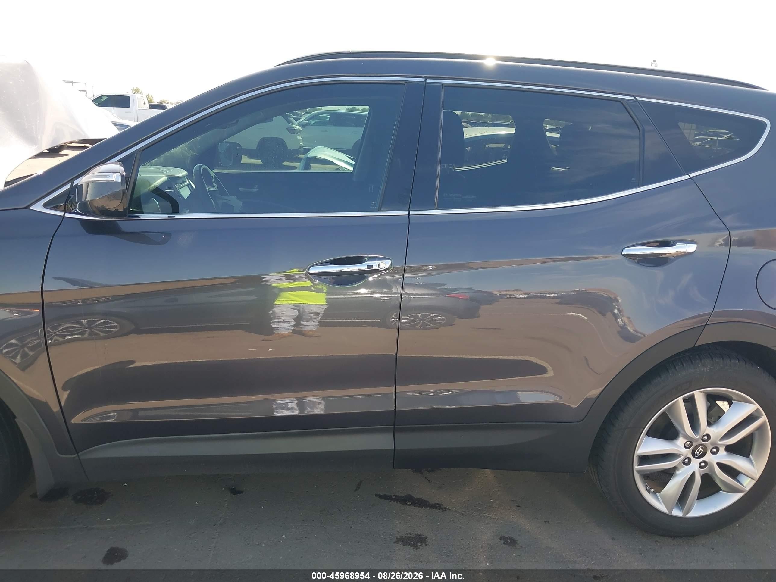2015 Hyundai Santa Fe Sport 2.0l Turbo Gray vin: 5XYZW4LA2FG265779