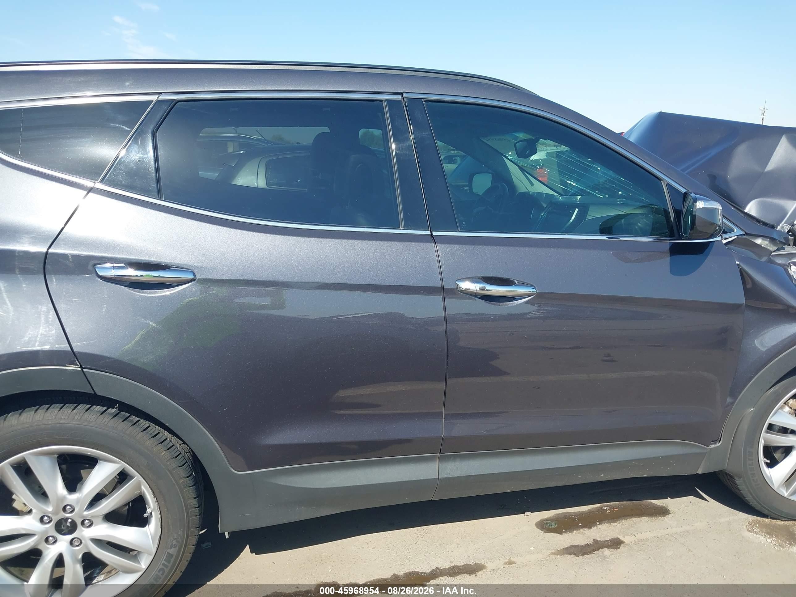 2015 Hyundai Santa Fe Sport 2.0l Turbo Gray vin: 5XYZW4LA2FG265779