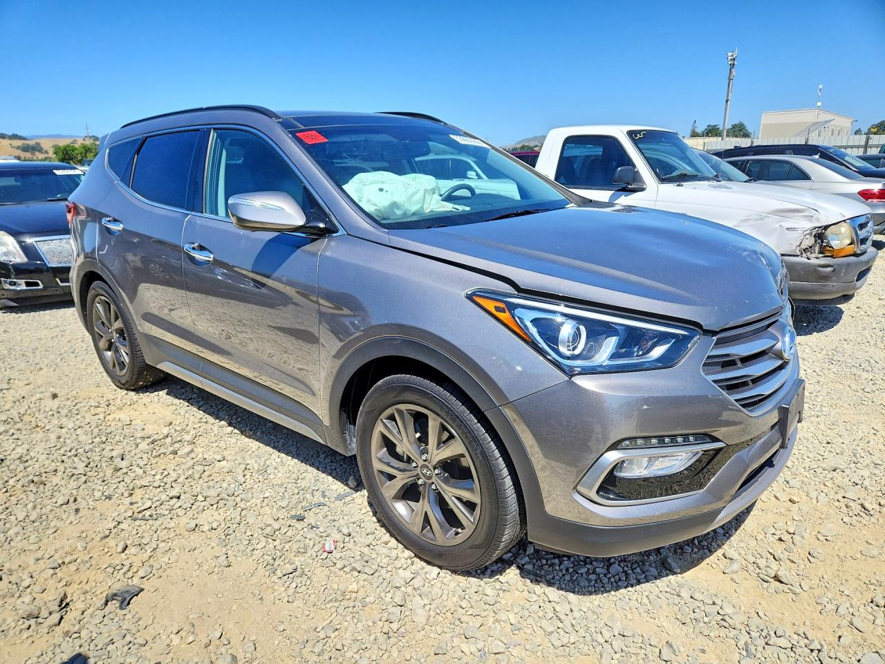 2017 Hyundai Santa Fe Sport 2.0t Ultimate Серый vin: 5XYZW4LA2HG407888