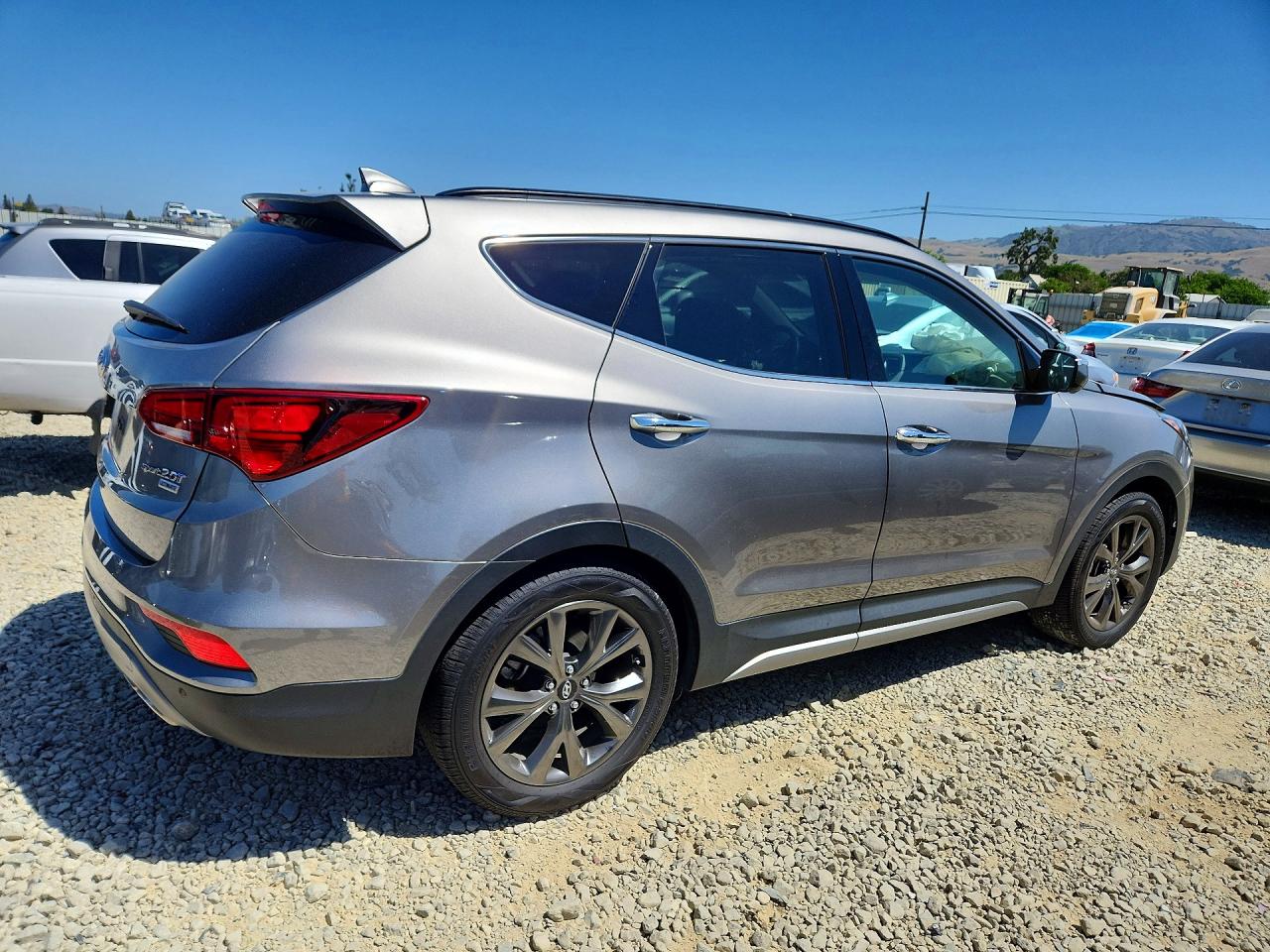 2017 Hyundai Santa Fe Sport 2.0t Ultimate Серый vin: 5XYZW4LA2HG407888