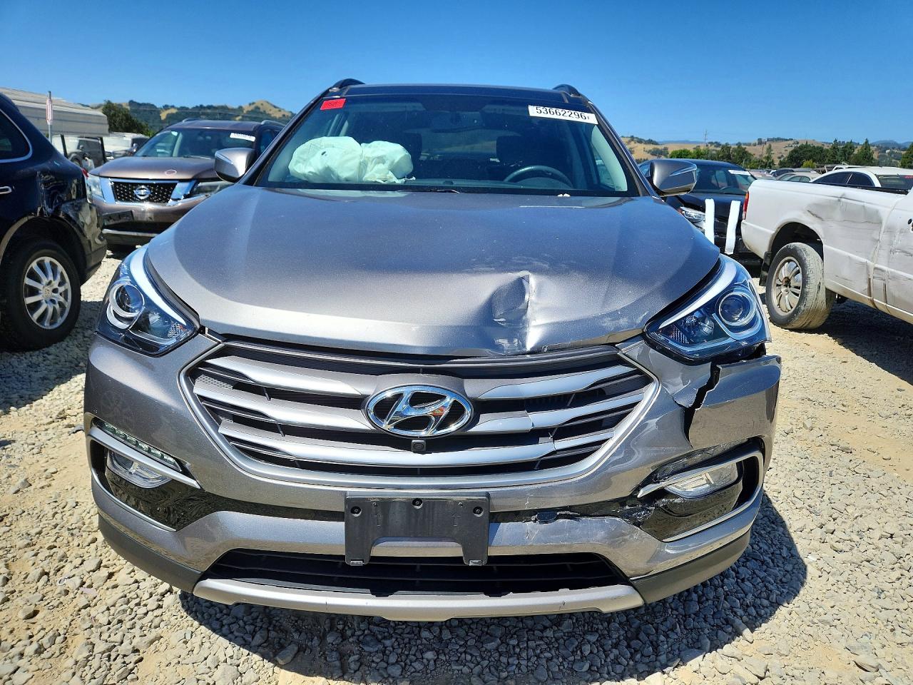 2017 Hyundai Santa Fe Sport 2.0t Ultimate Серый vin: 5XYZW4LA2HG407888