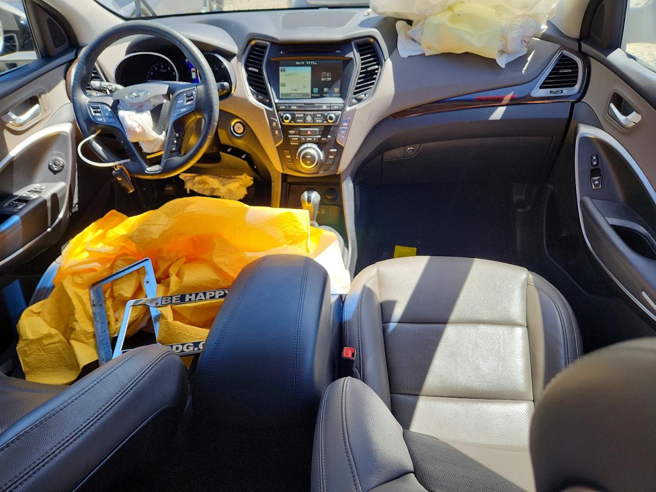 2017 Hyundai Santa Fe Sport 2.0t Ultimate Серый vin: 5XYZW4LA2HG407888