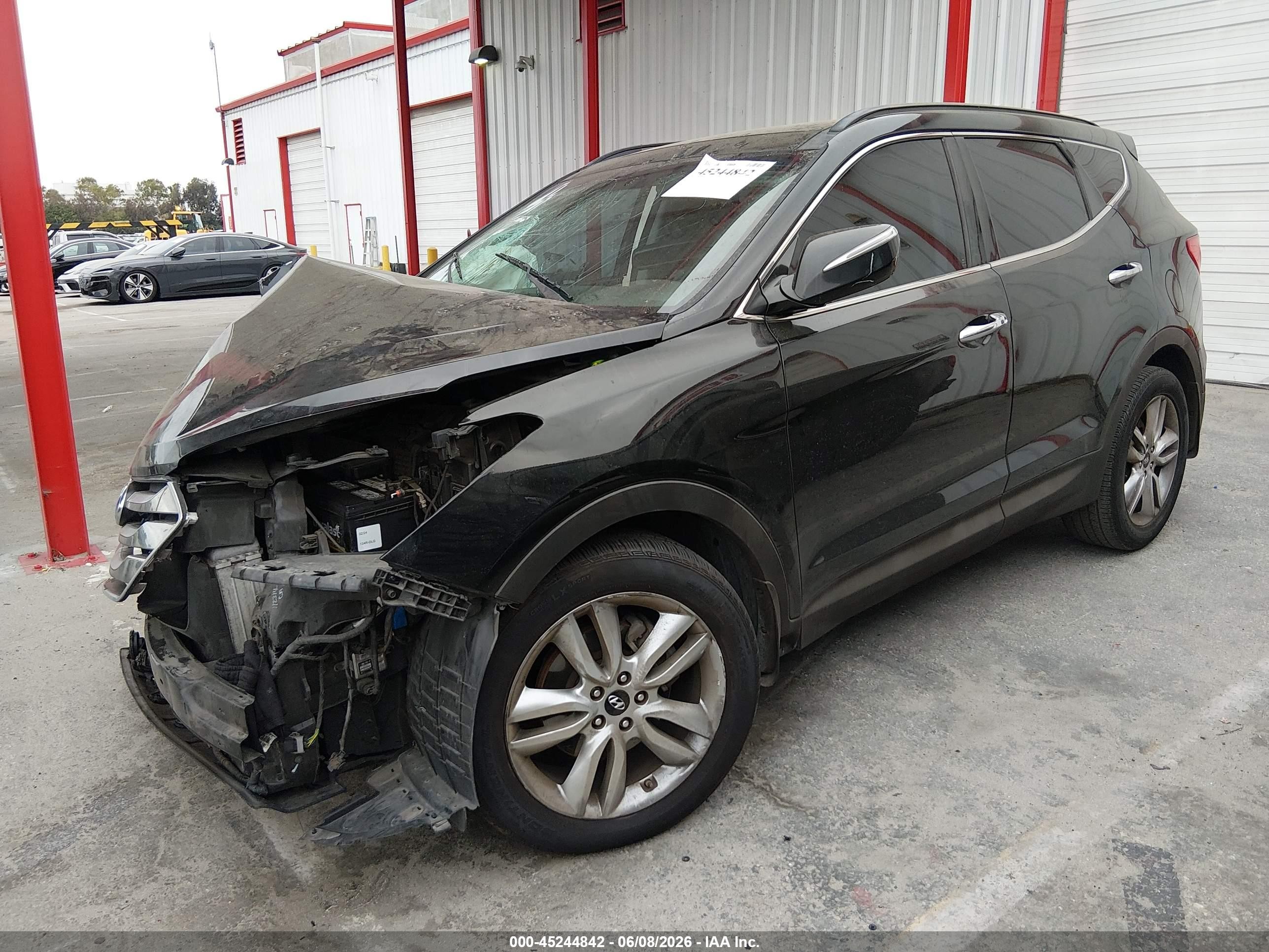 2015 Hyundai Santa Fe Sport 2.0l Turbo Black vin: 5XYZW4LA3FG256279