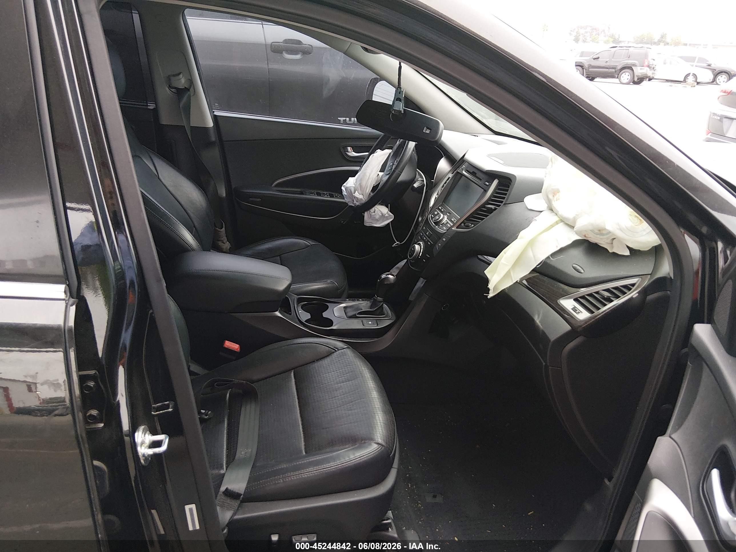 2015 Hyundai Santa Fe Sport 2.0l Turbo Black vin: 5XYZW4LA3FG256279