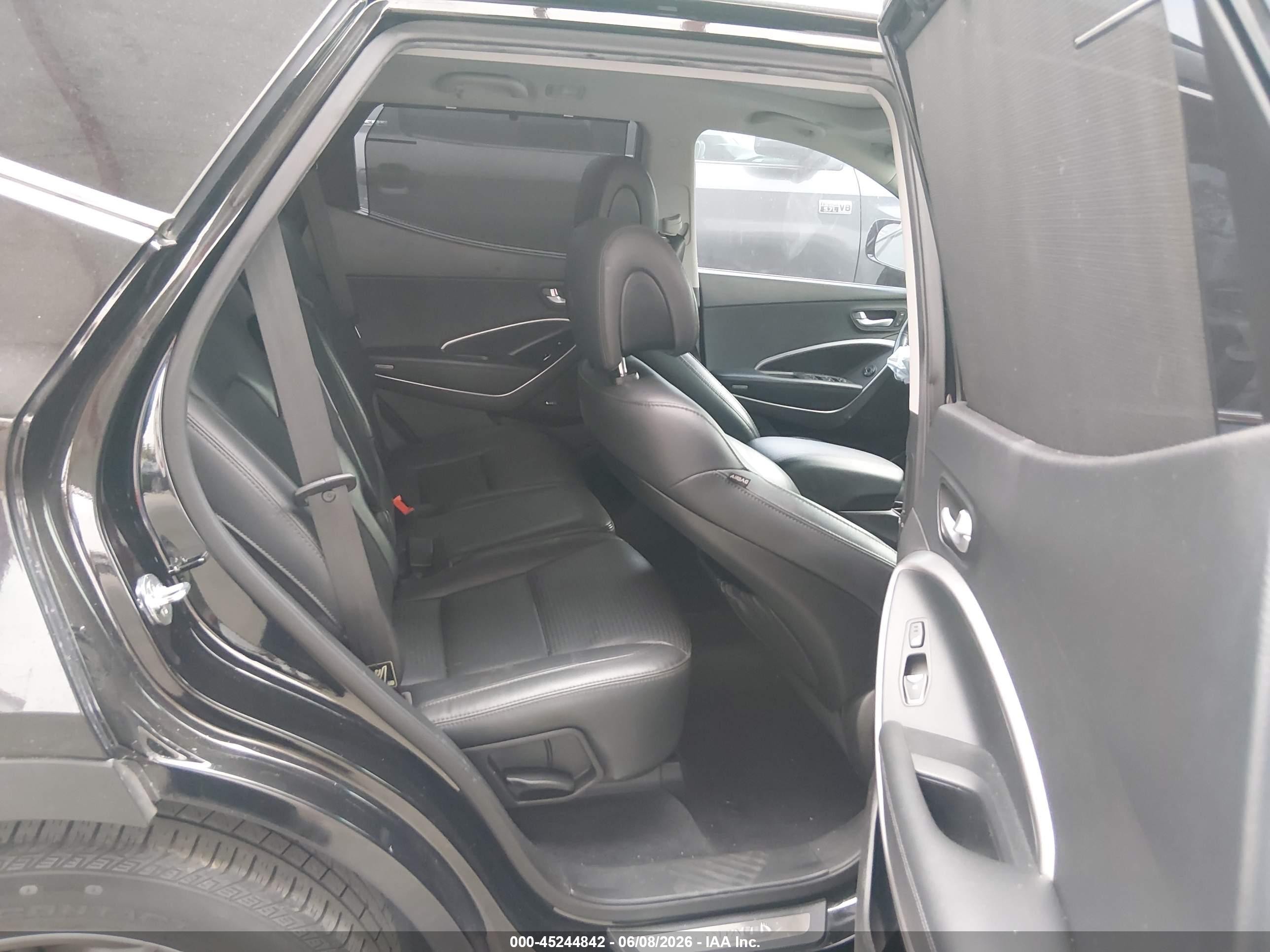 2015 Hyundai Santa Fe Sport 2.0l Turbo Black vin: 5XYZW4LA3FG256279