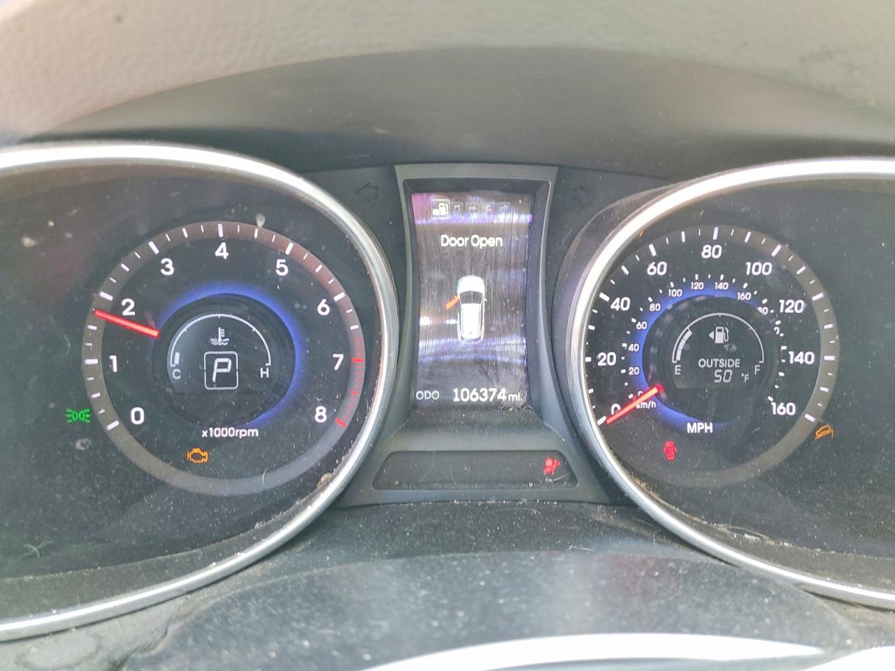 2015 Hyundai Santa Fe Sport 2.0t Silver vin: 5XYZW4LA3FG257299